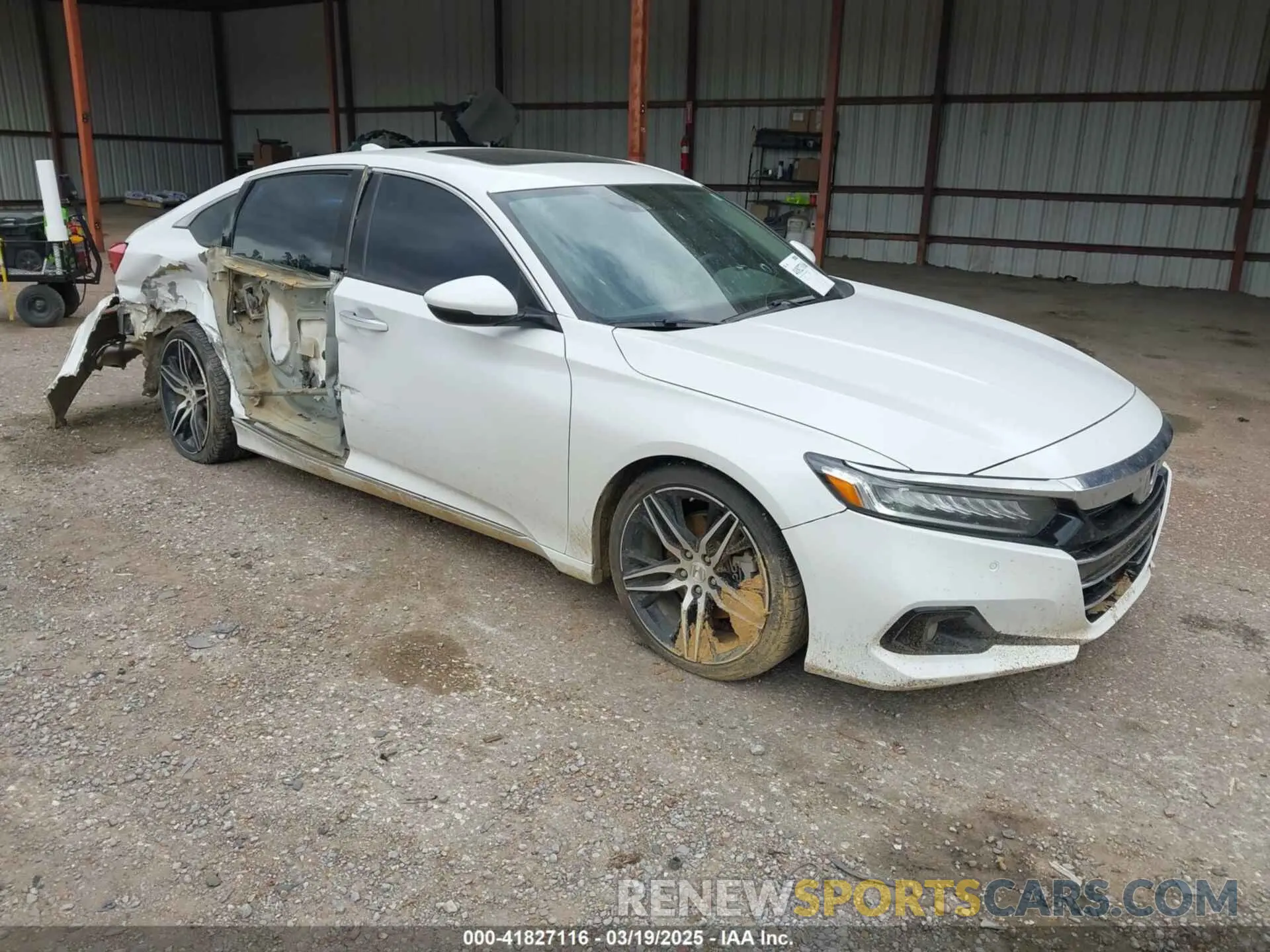 1 Photograph of a damaged car 1HGCV2F92MA020218 HONDA ACCORD 2021