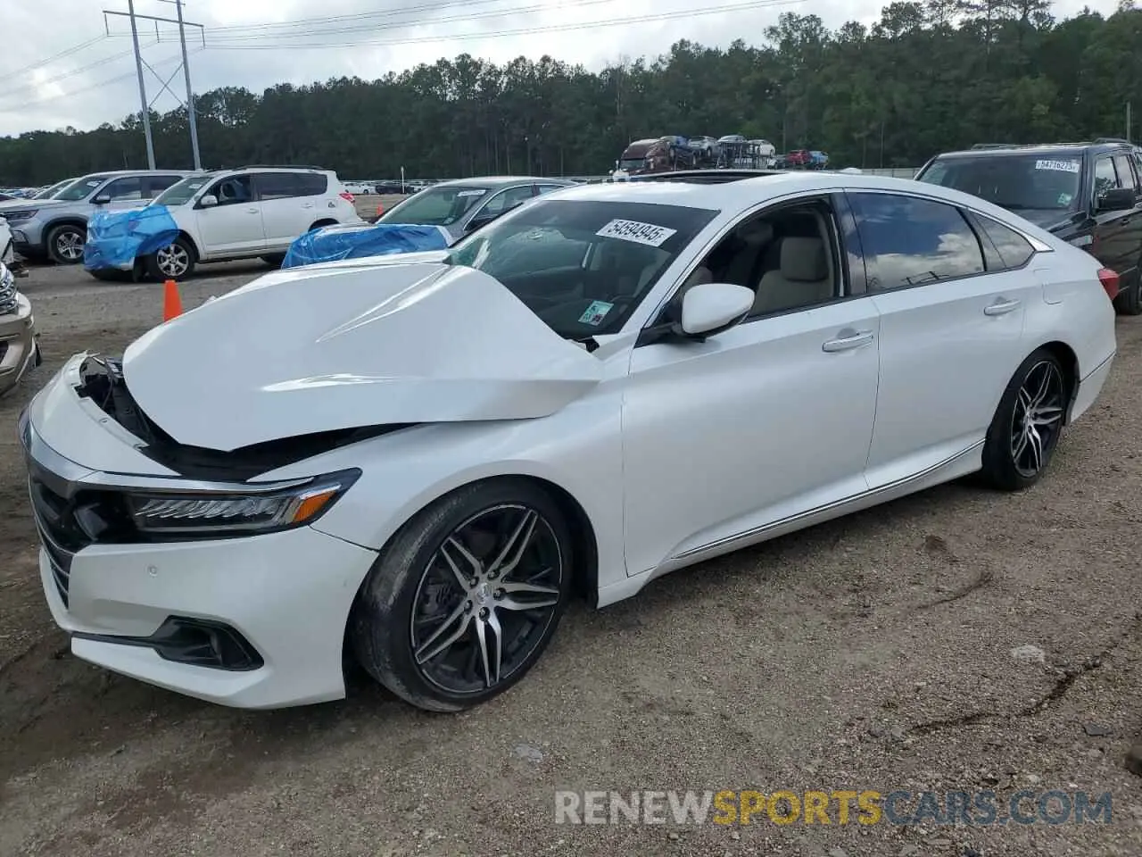 1 Photograph of a damaged car 1HGCV2F92MA020221 HONDA ACCORD 2021