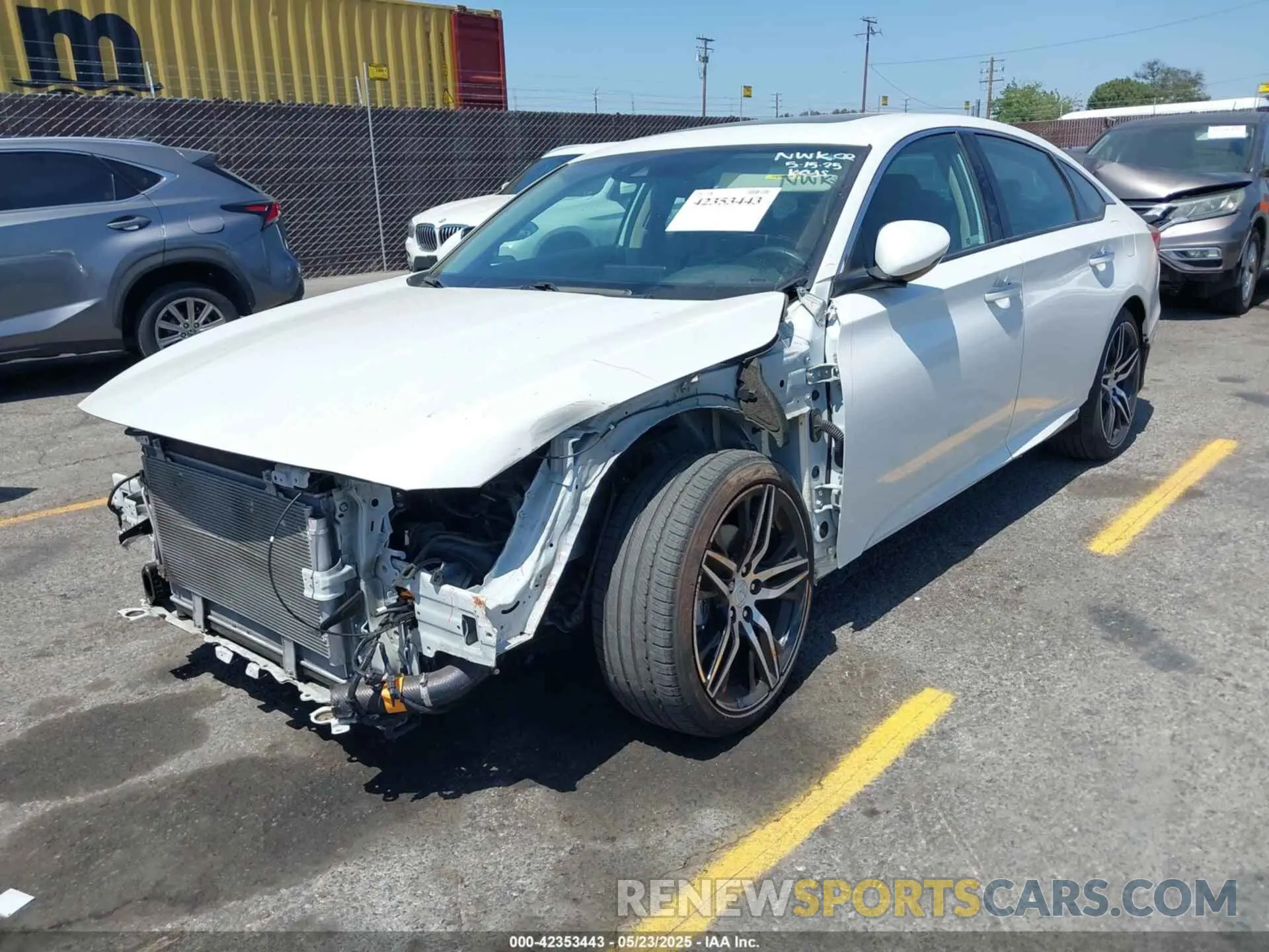 2 Photograph of a damaged car 1HGCV2F92MA024124 HONDA ACCORD 2021