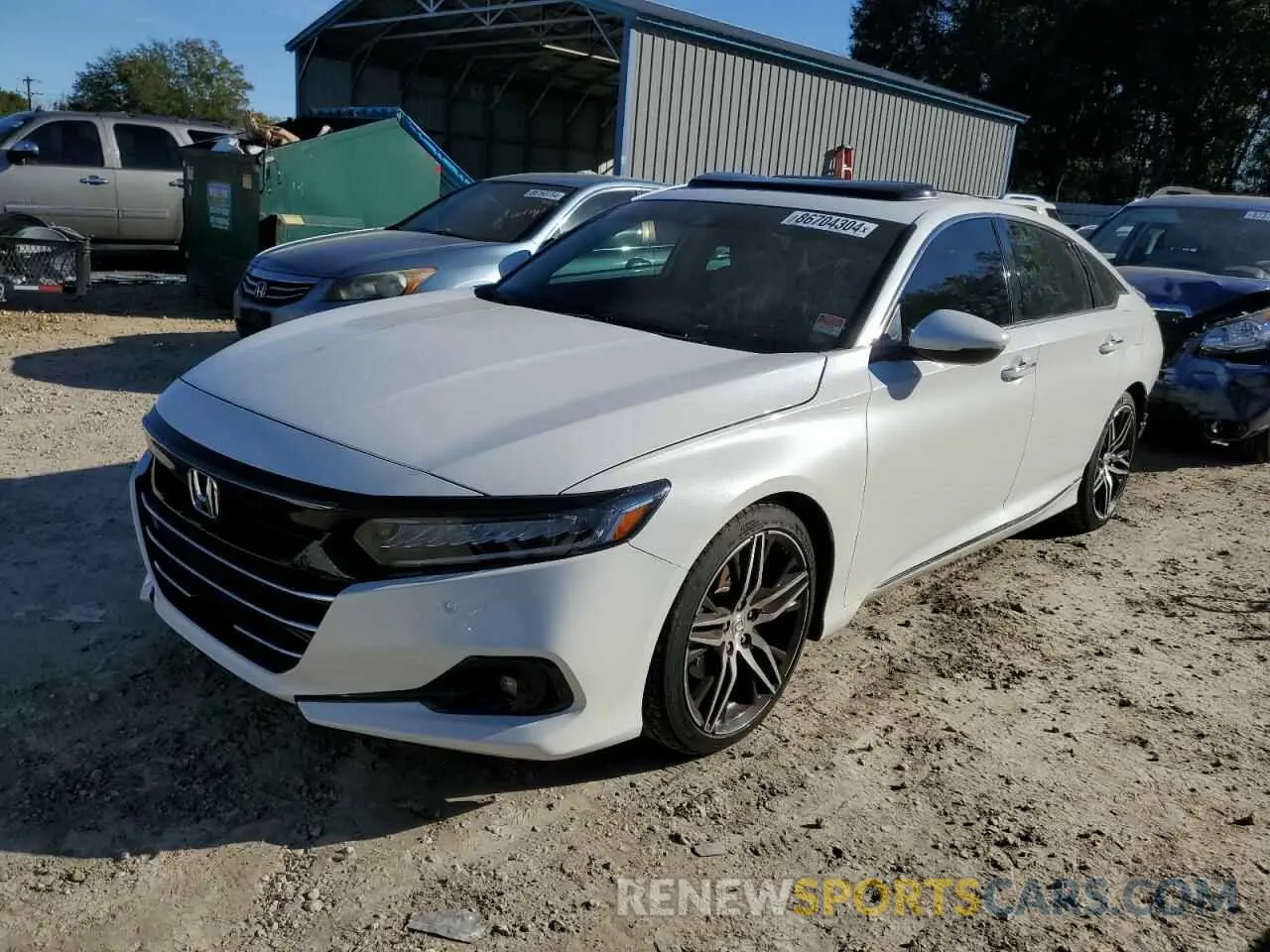 1 Photograph of a damaged car 1HGCV2F93MA017540 HONDA ACCORD 2021