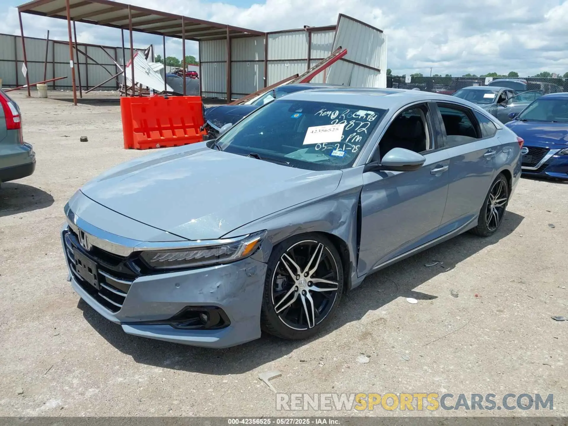 2 Photograph of a damaged car 1HGCV2F94MA005641 HONDA ACCORD 2021