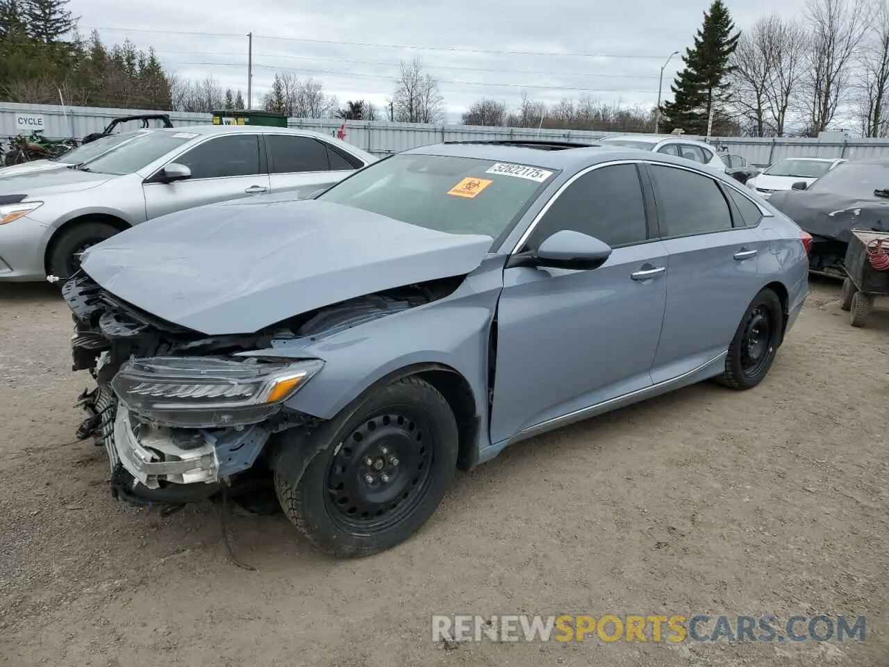 1 Photograph of a damaged car 1HGCV2F96MA800643 HONDA ACCORD 2021