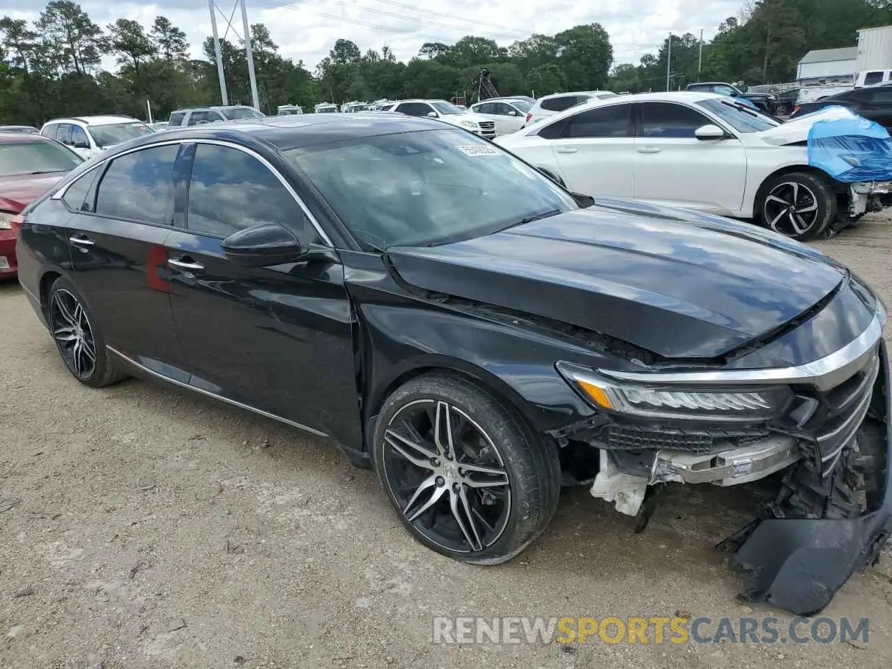 4 Photograph of a damaged car 1HGCV2F9XMA001495 HONDA ACCORD 2021