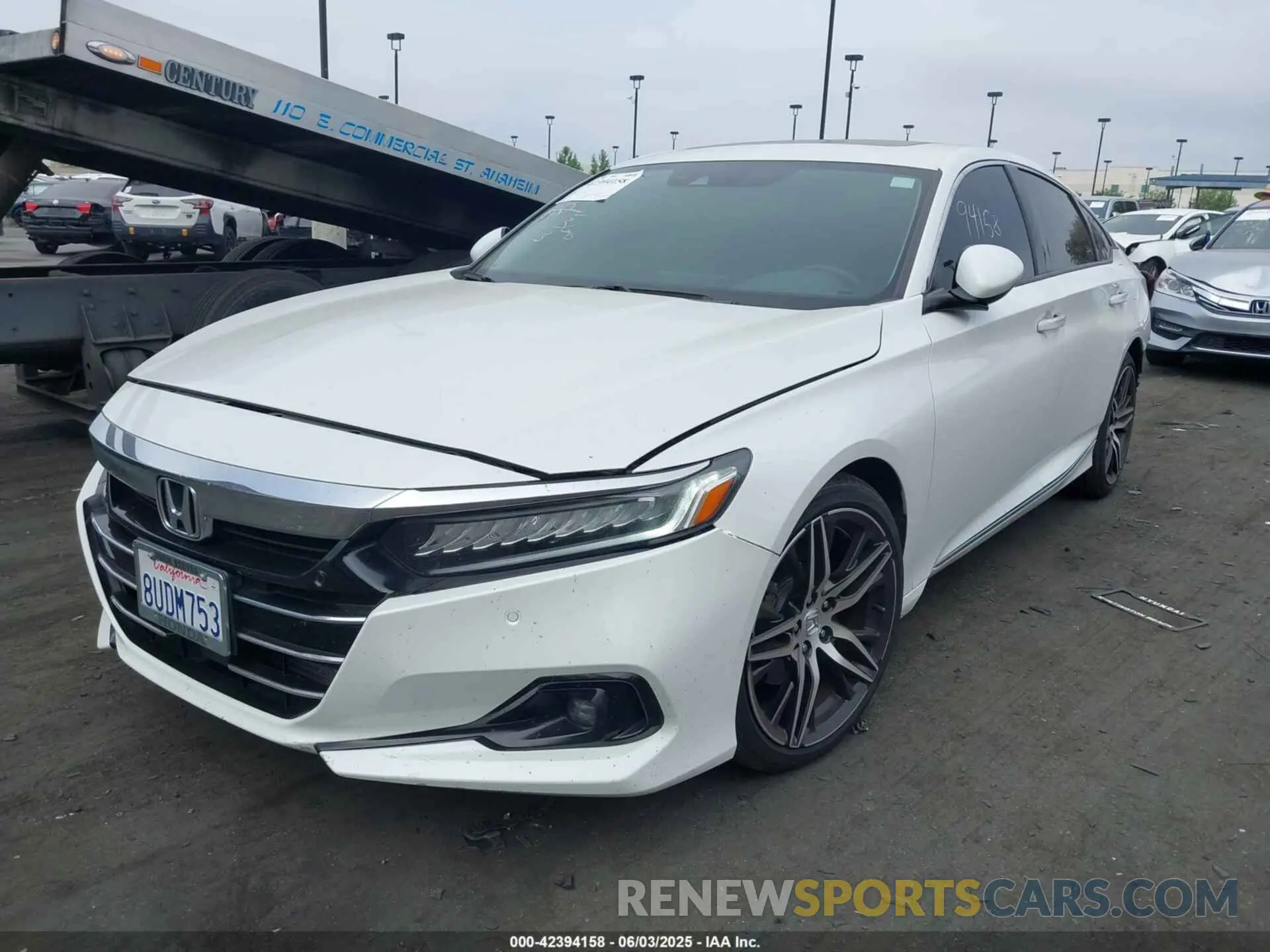 2 Photograph of a damaged car 1HGCV2F9XMA004042 HONDA ACCORD 2021