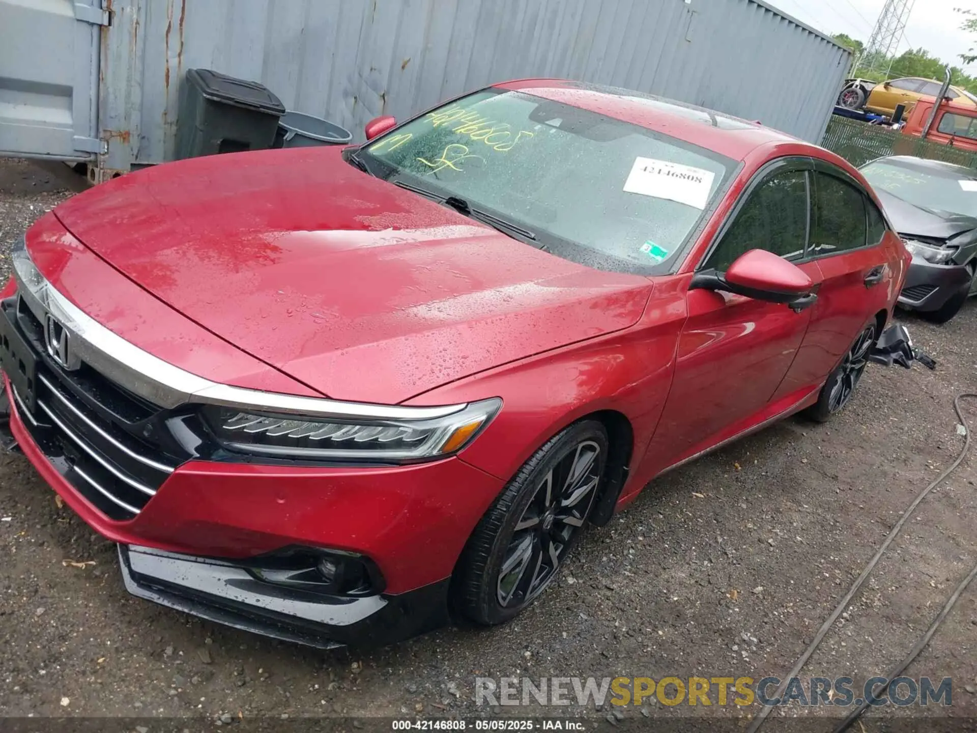 2 Photograph of a damaged car 1HGCV2F9XMA011847 HONDA ACCORD 2021