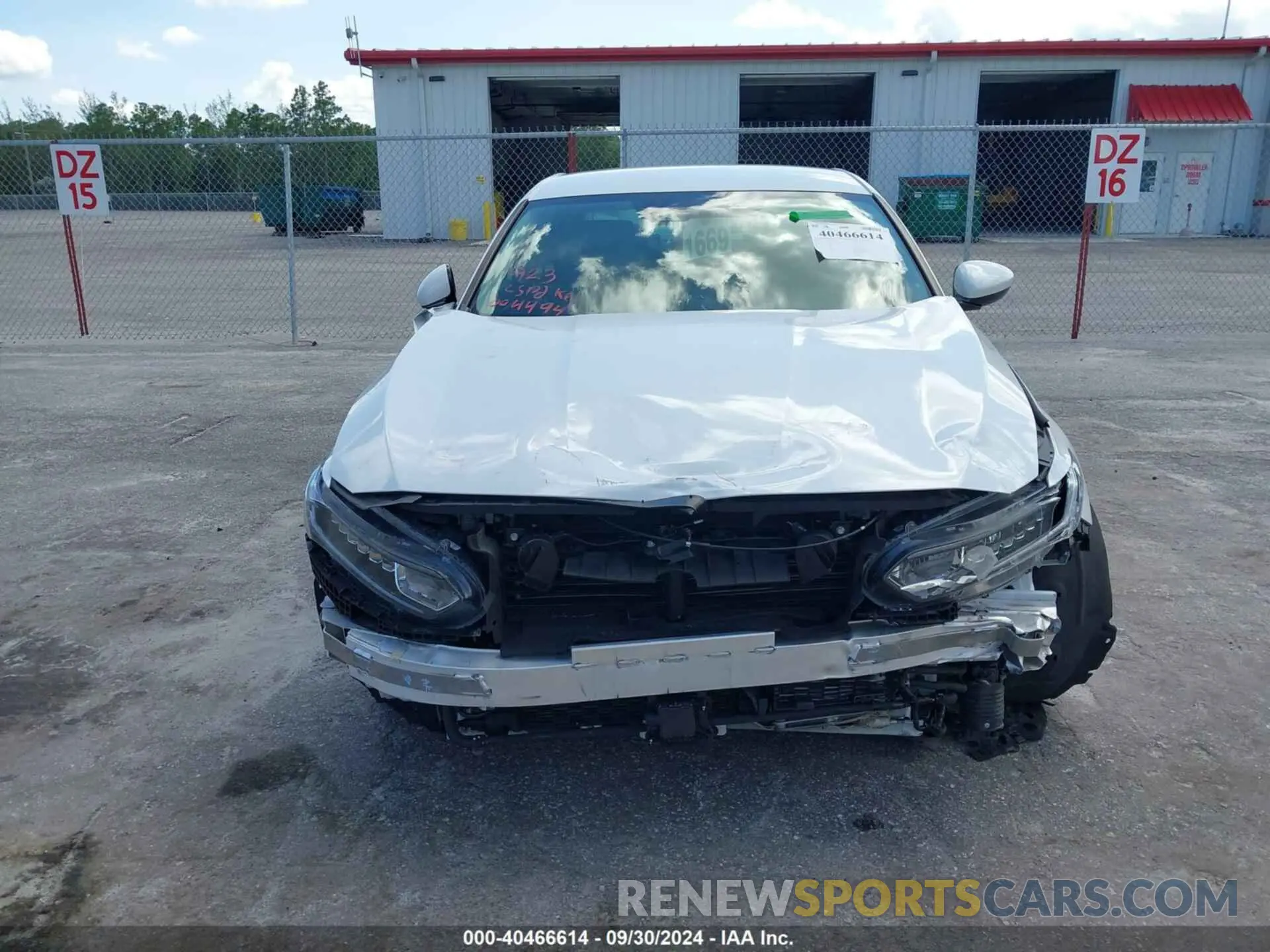 12 Photograph of a damaged car 1HGCV3F11MA004494 HONDA ACCORD 2021