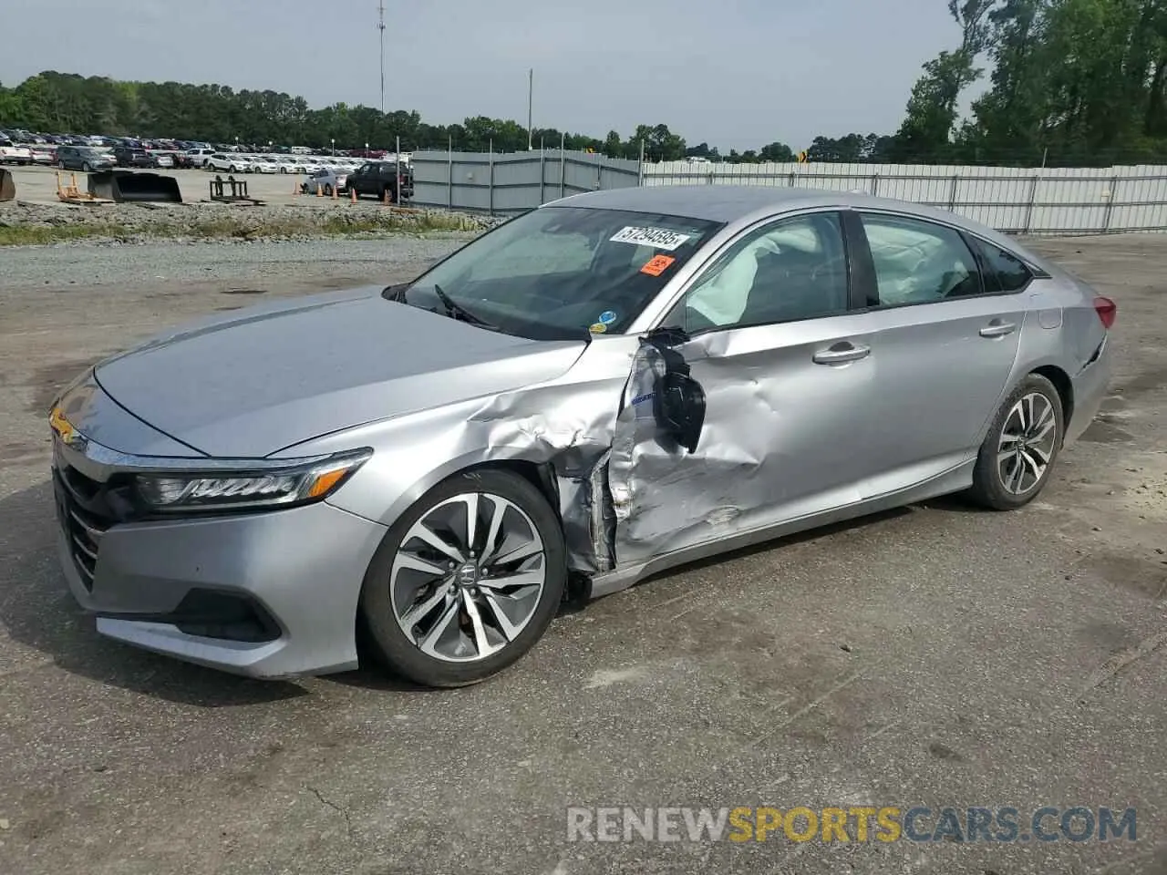 1 Photograph of a damaged car 1HGCV3F15MA013408 HONDA ACCORD 2021
