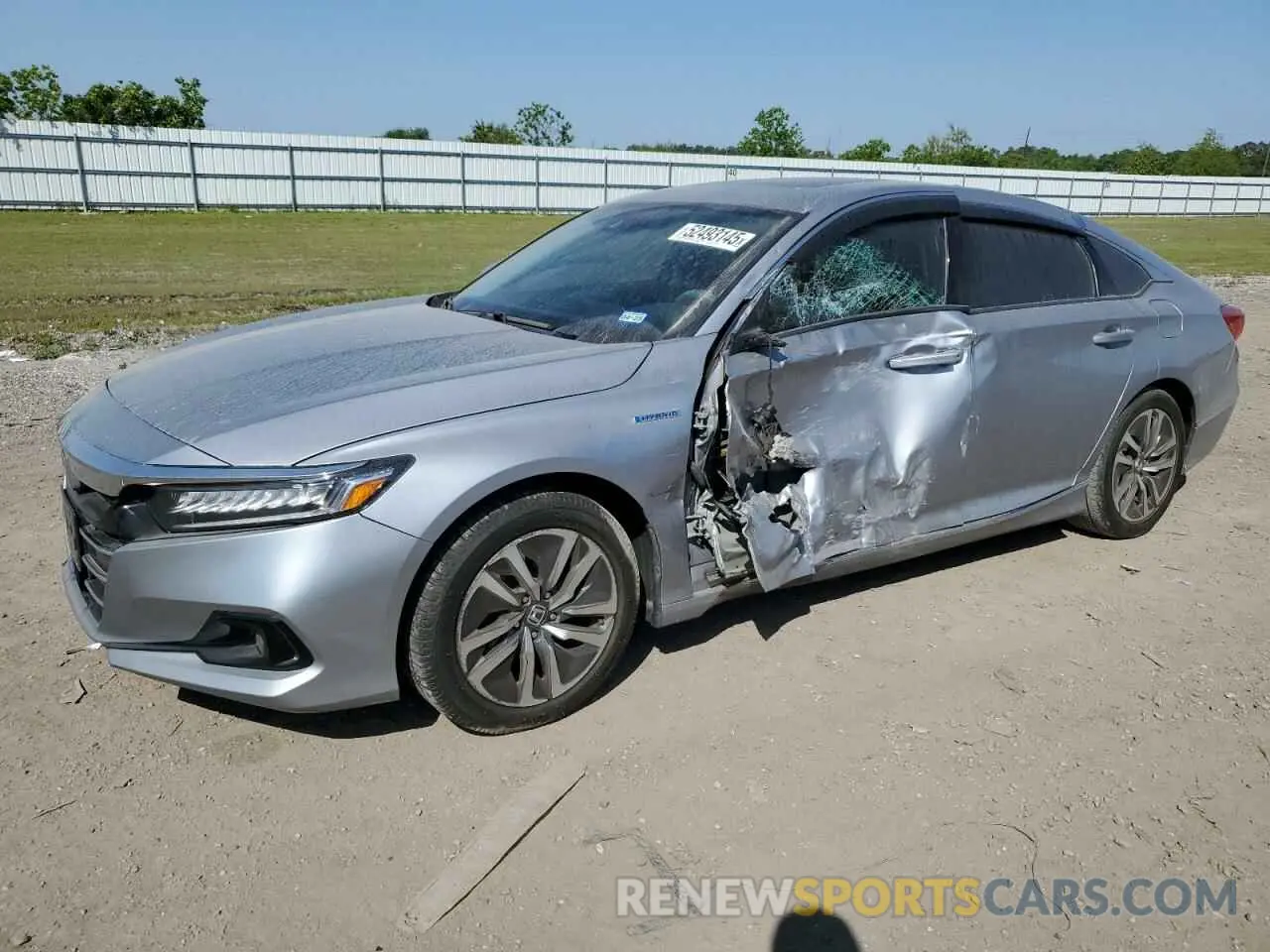 1 Photograph of a damaged car 1HGCV3F41MA016932 HONDA ACCORD 2021
