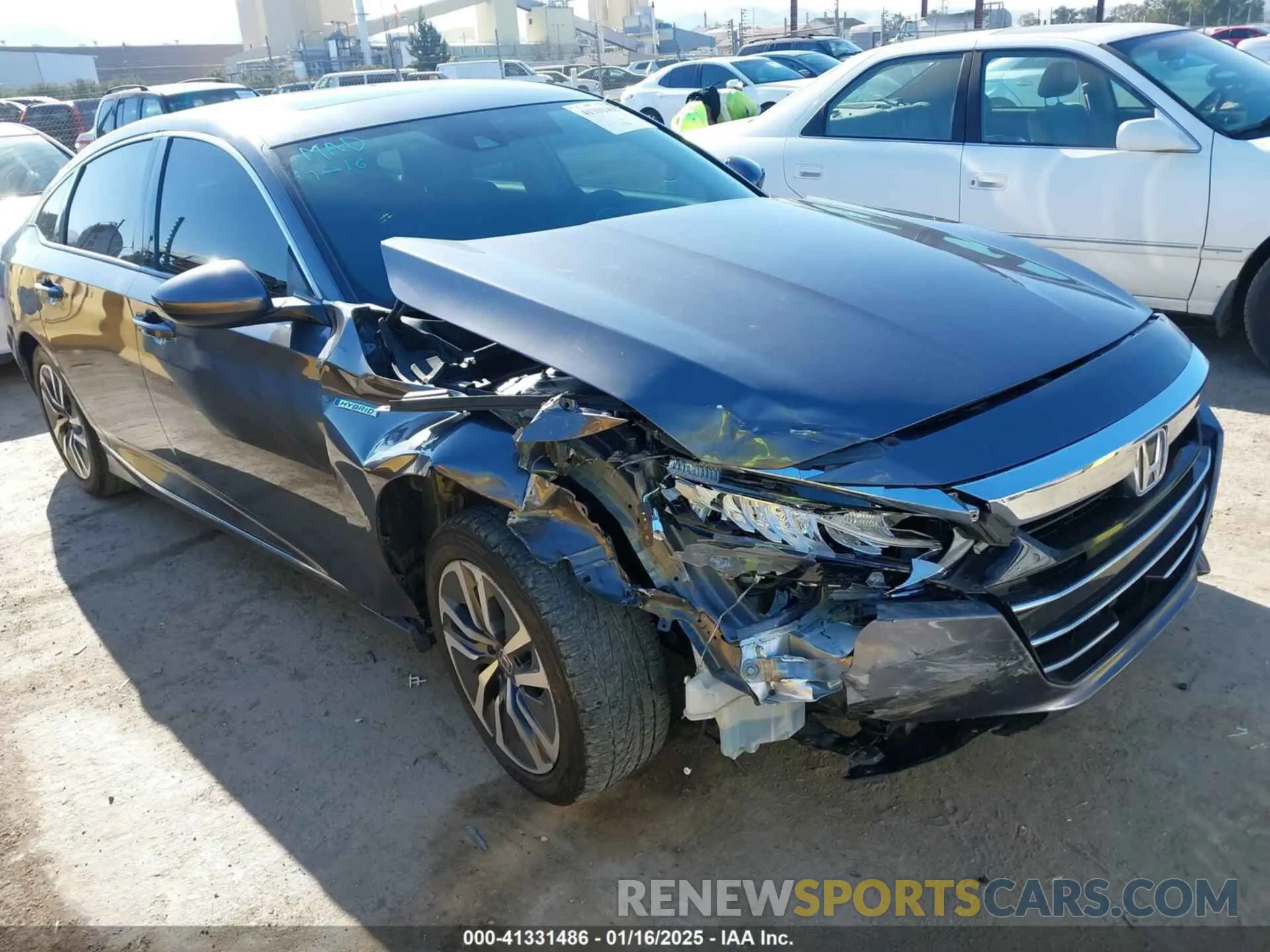 1 Photograph of a damaged car 1HGCV3F47MA012156 HONDA ACCORD 2021
