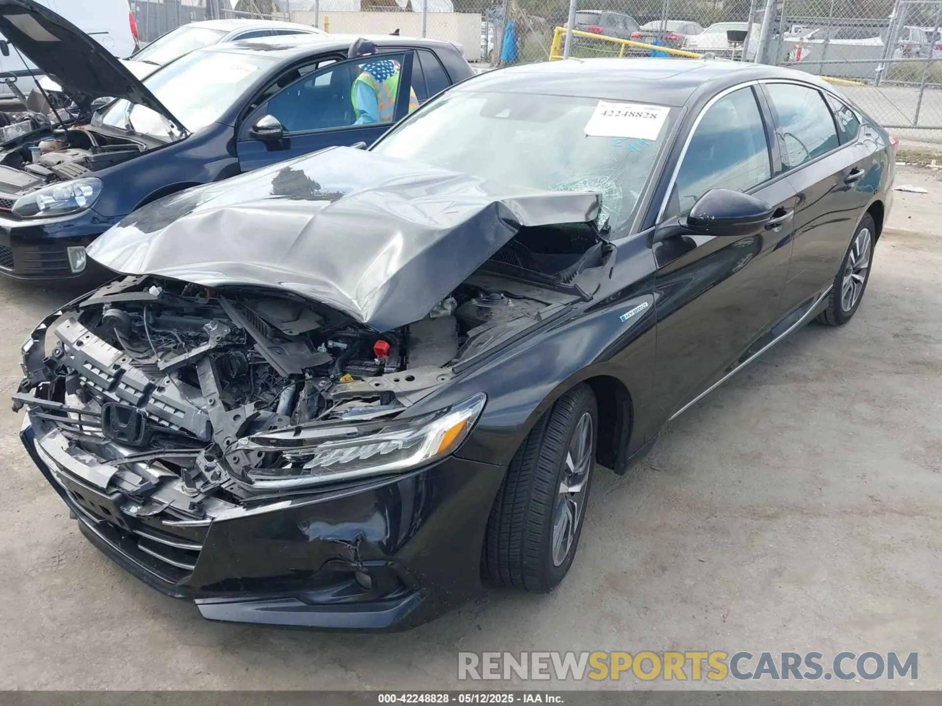 2 Photograph of a damaged car 1HGCV3F54MA015105 HONDA ACCORD 2021