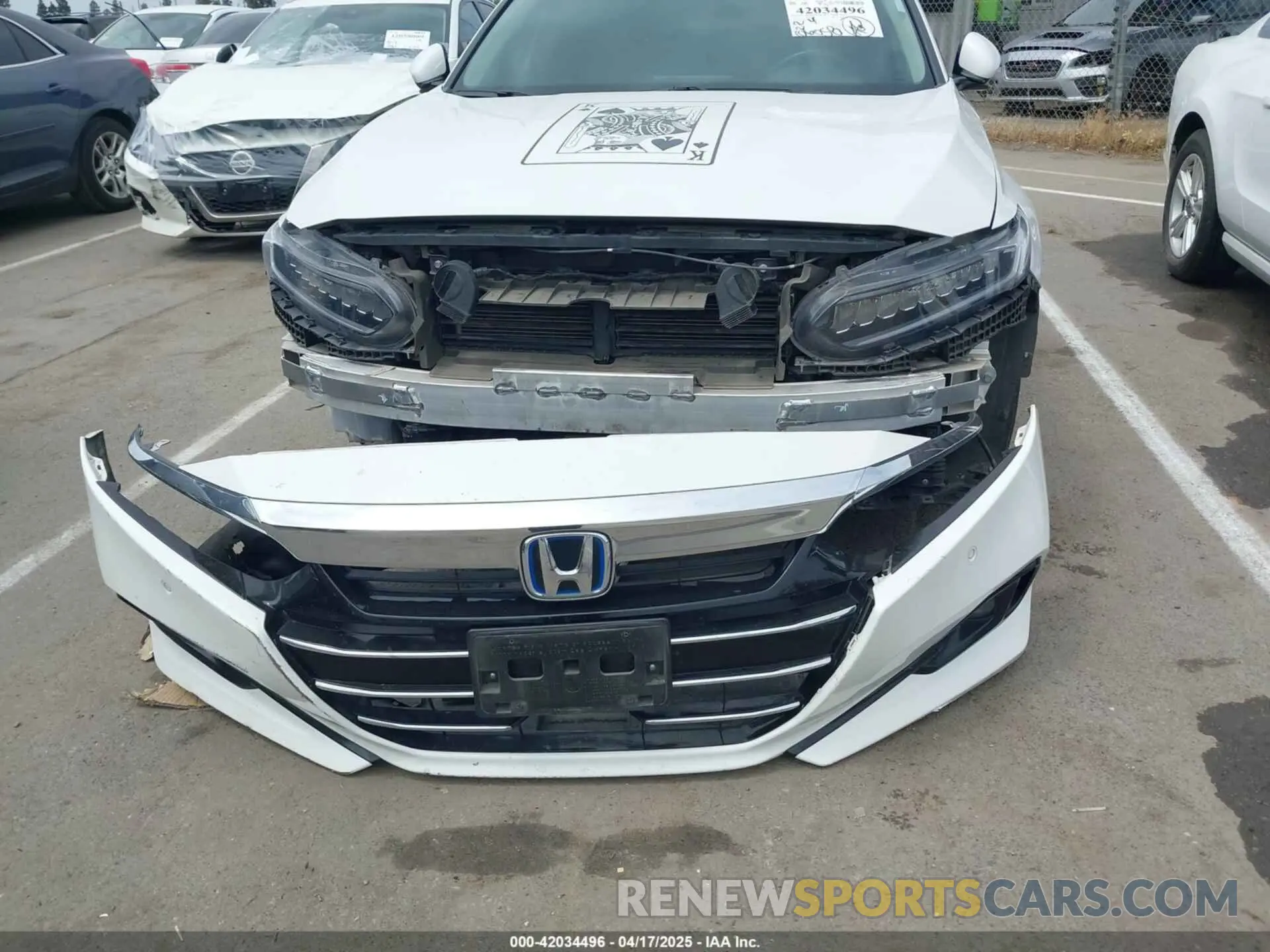6 Photograph of a damaged car 1HGCV3F55MA012648 HONDA ACCORD 2021