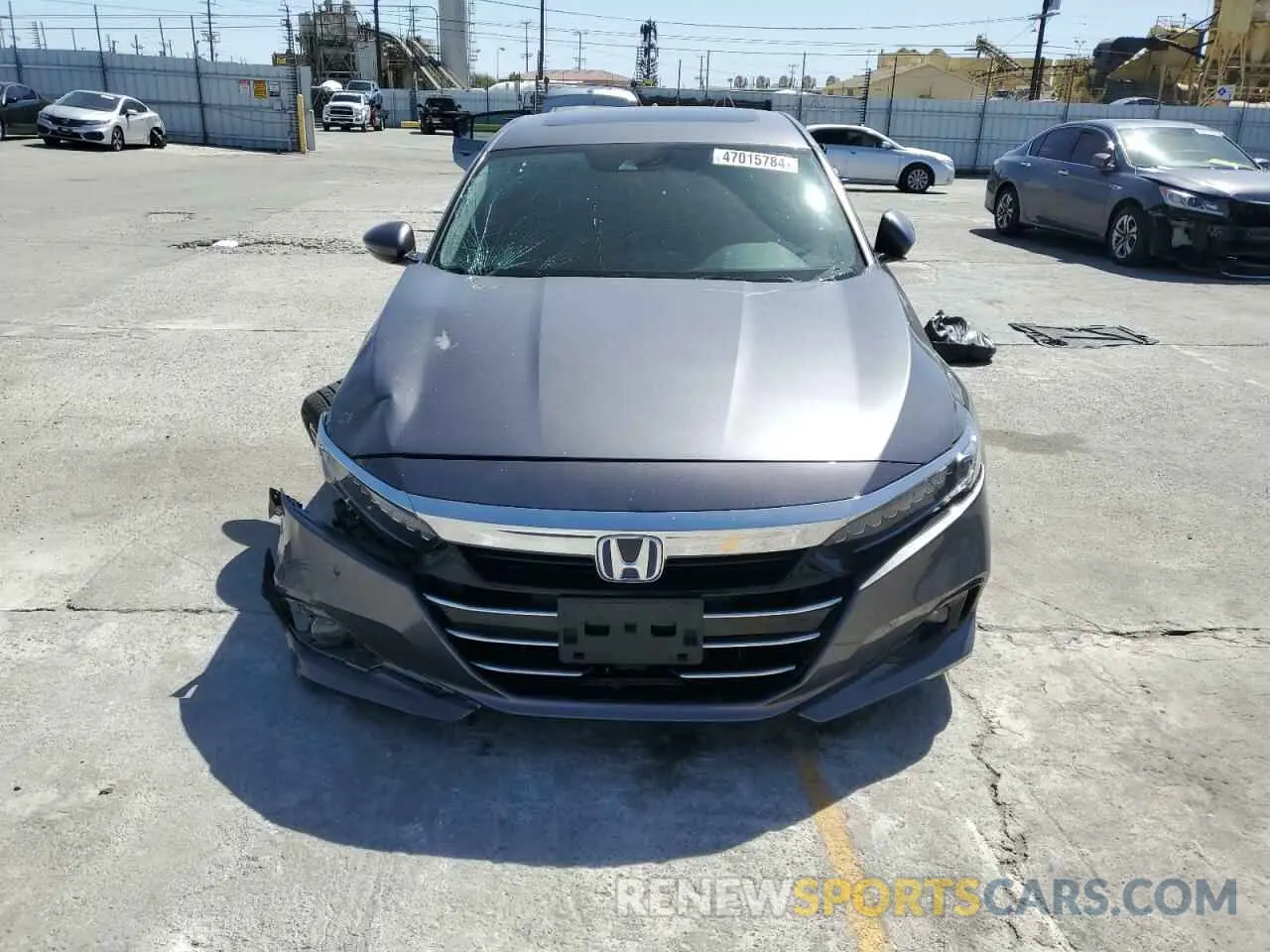 5 Photograph of a damaged car 1HGCV3F56MA019611 HONDA ACCORD 2021