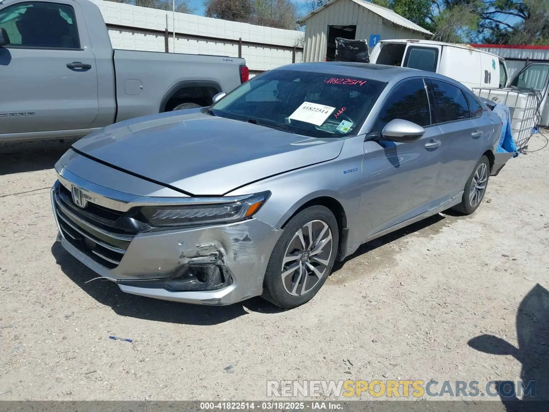 2 Photograph of a damaged car 1HGCV3F58MA013227 HONDA ACCORD 2021