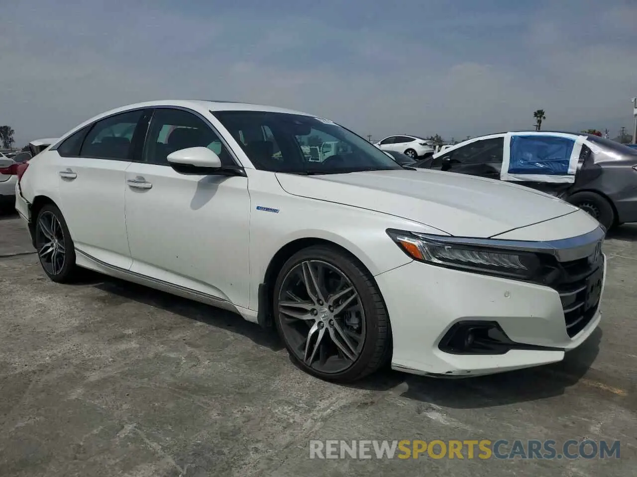 4 Photograph of a damaged car 1HGCV3F93MA015180 HONDA ACCORD 2021