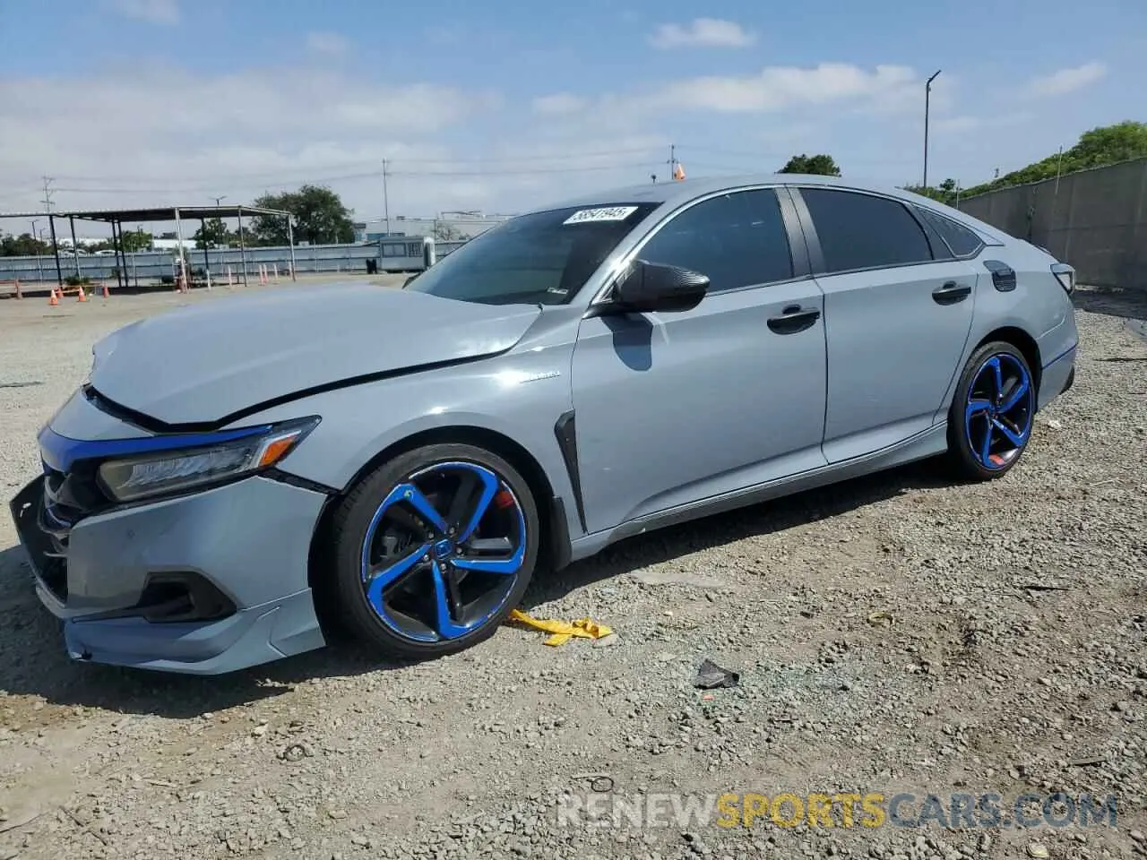 1 Photograph of a damaged car 1HGCV3F93MA022517 HONDA ACCORD 2021