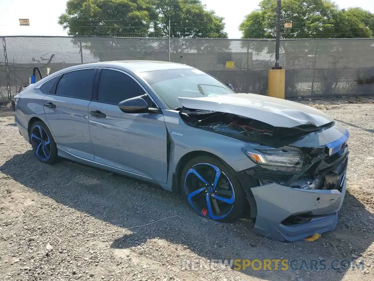 4 Photograph of a damaged car 1HGCV3F93MA022517 HONDA ACCORD 2021