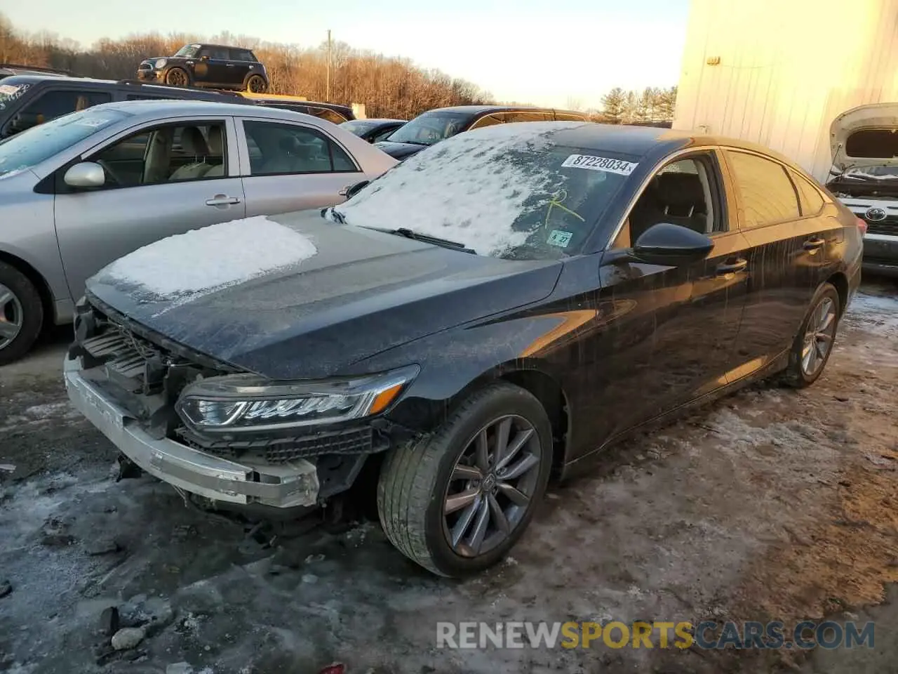 1 Photograph of a damaged car 1HGCV1F18NA043346 HONDA ACCORD 2022