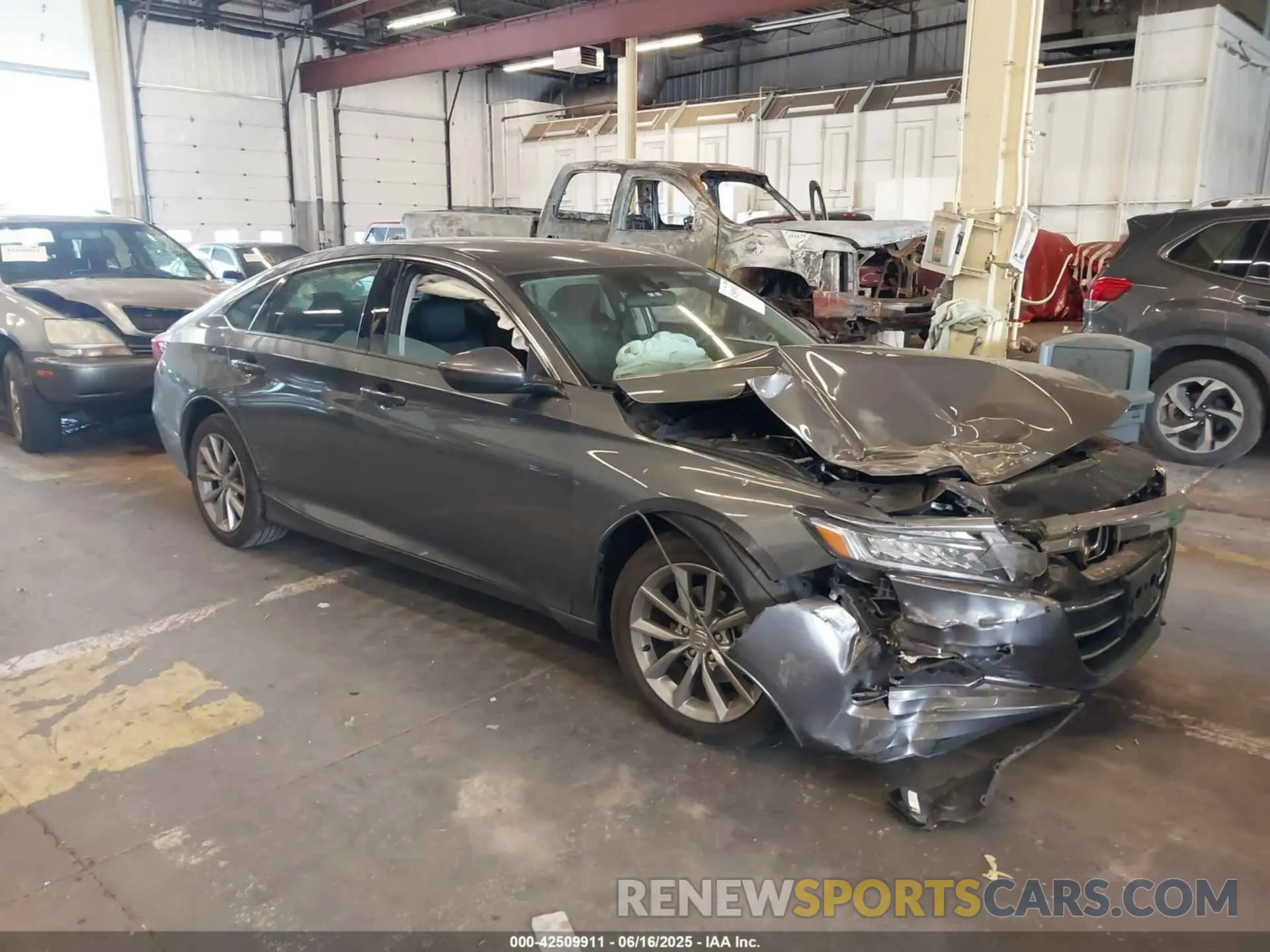 1 Photograph of a damaged car 1HGCV1F19NA066425 HONDA ACCORD 2022