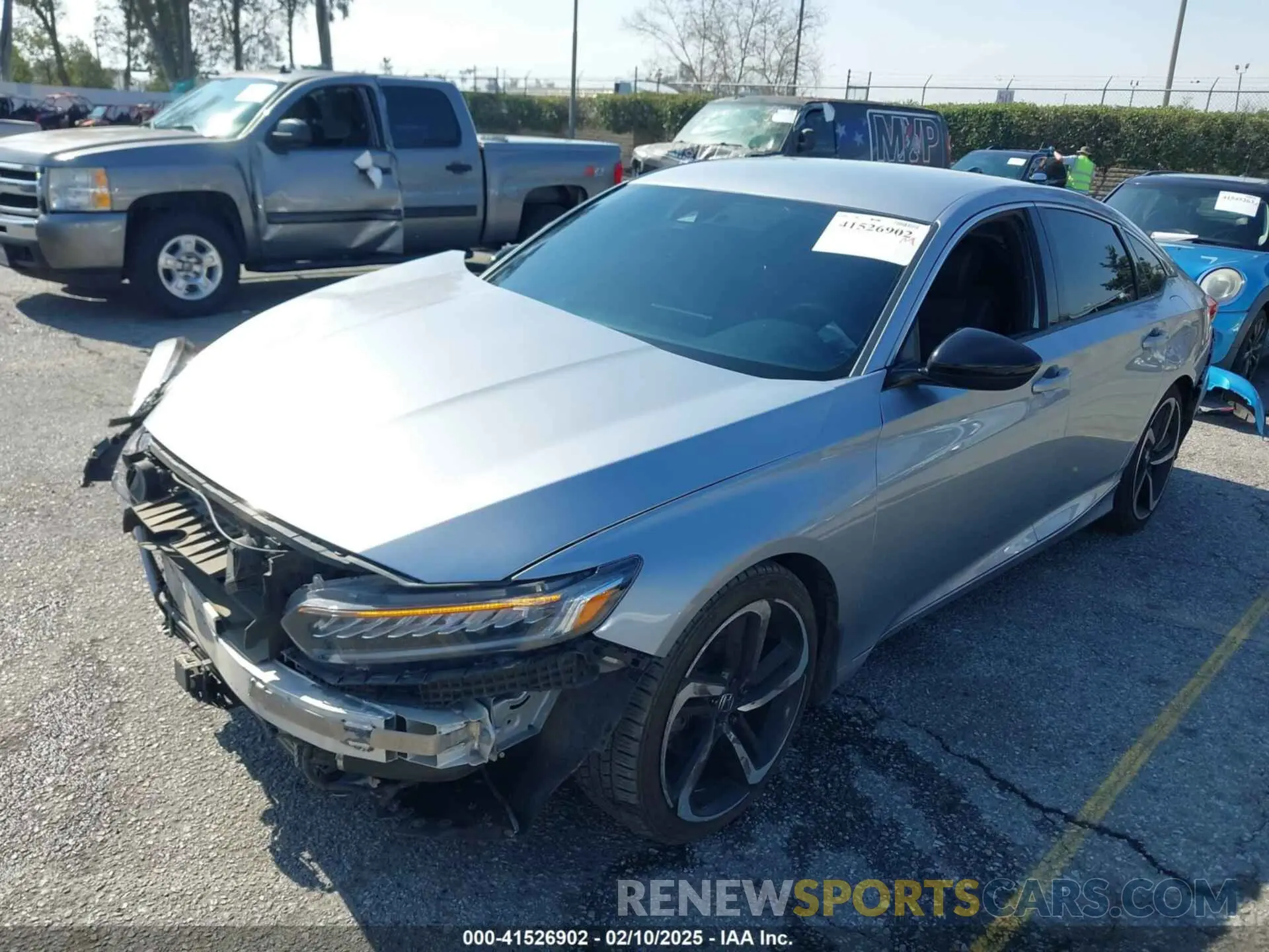 2 Photograph of a damaged car 1HGCV1F30NA001092 HONDA ACCORD 2022