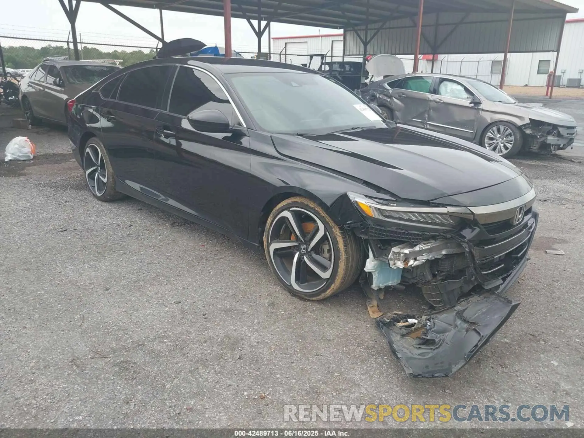 1 Photograph of a damaged car 1HGCV1F30NA037591 HONDA ACCORD 2022