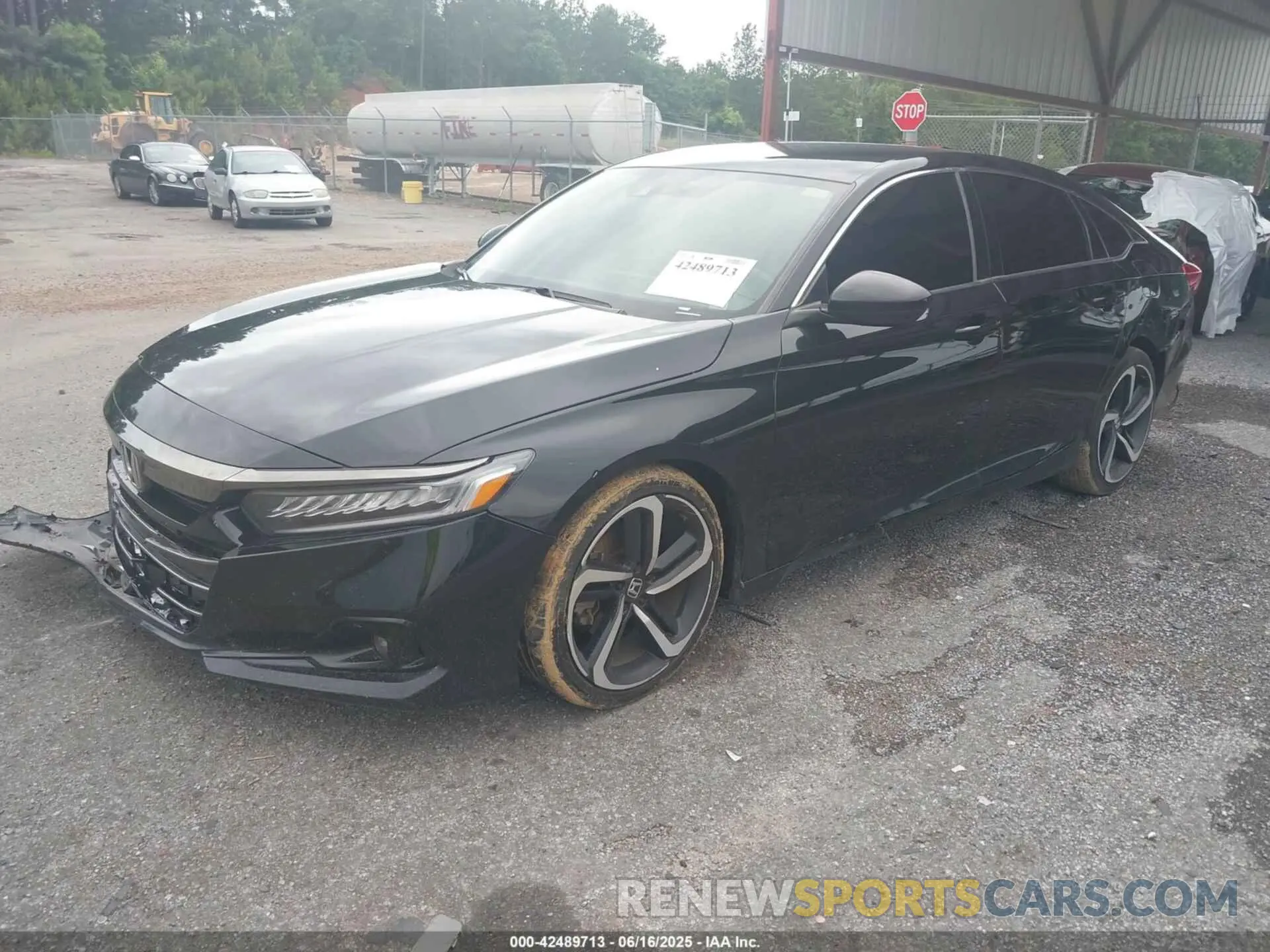 2 Photograph of a damaged car 1HGCV1F30NA037591 HONDA ACCORD 2022