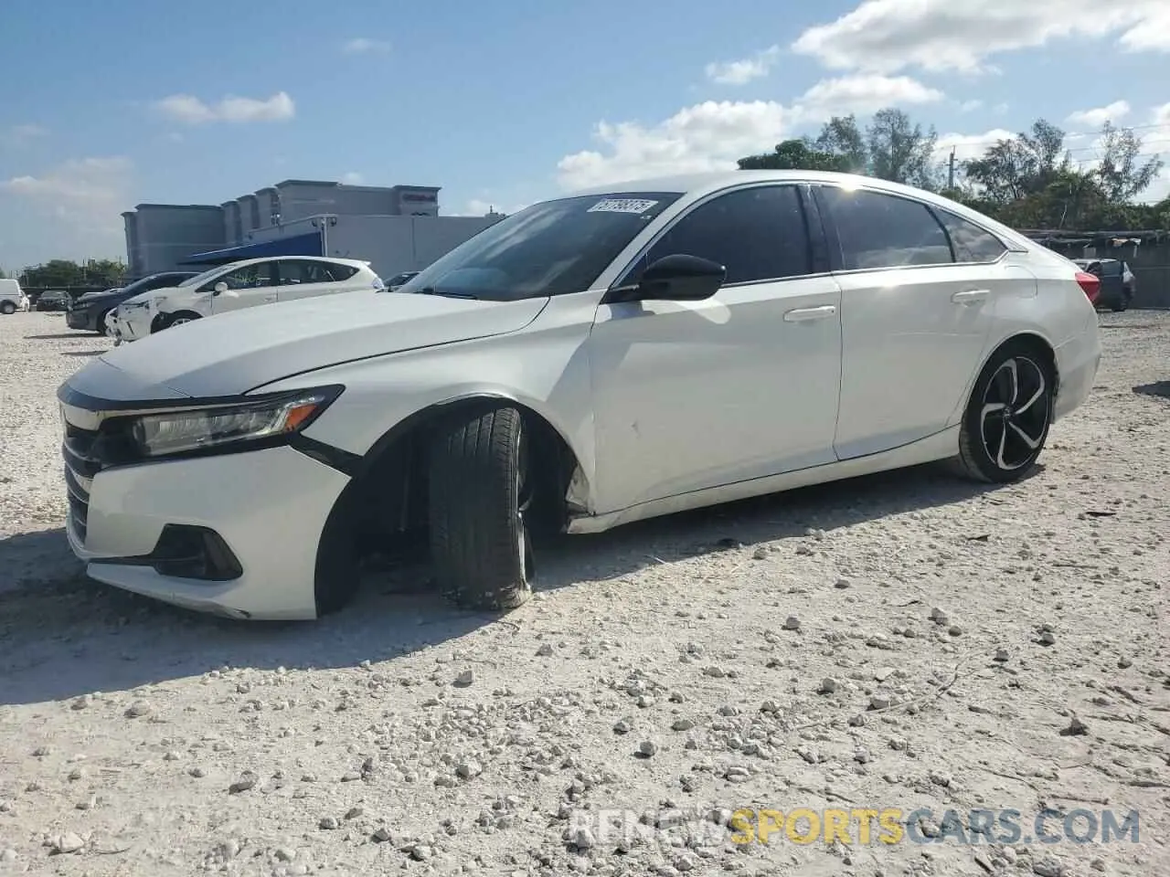 1 Photograph of a damaged car 1HGCV1F30NA038143 HONDA ACCORD 2022