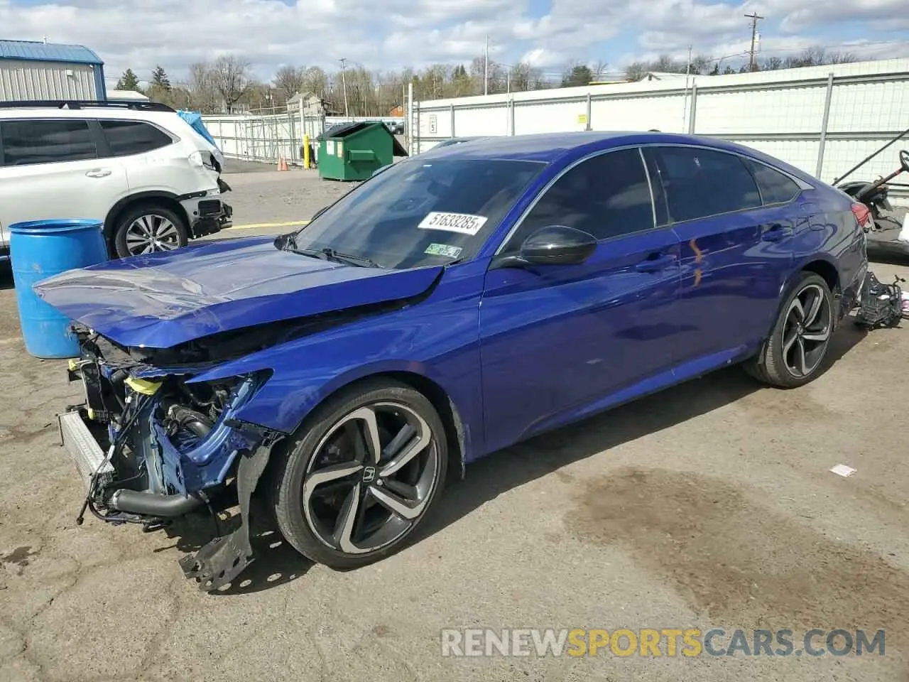 1 Photograph of a damaged car 1HGCV1F30NA047909 HONDA ACCORD 2022