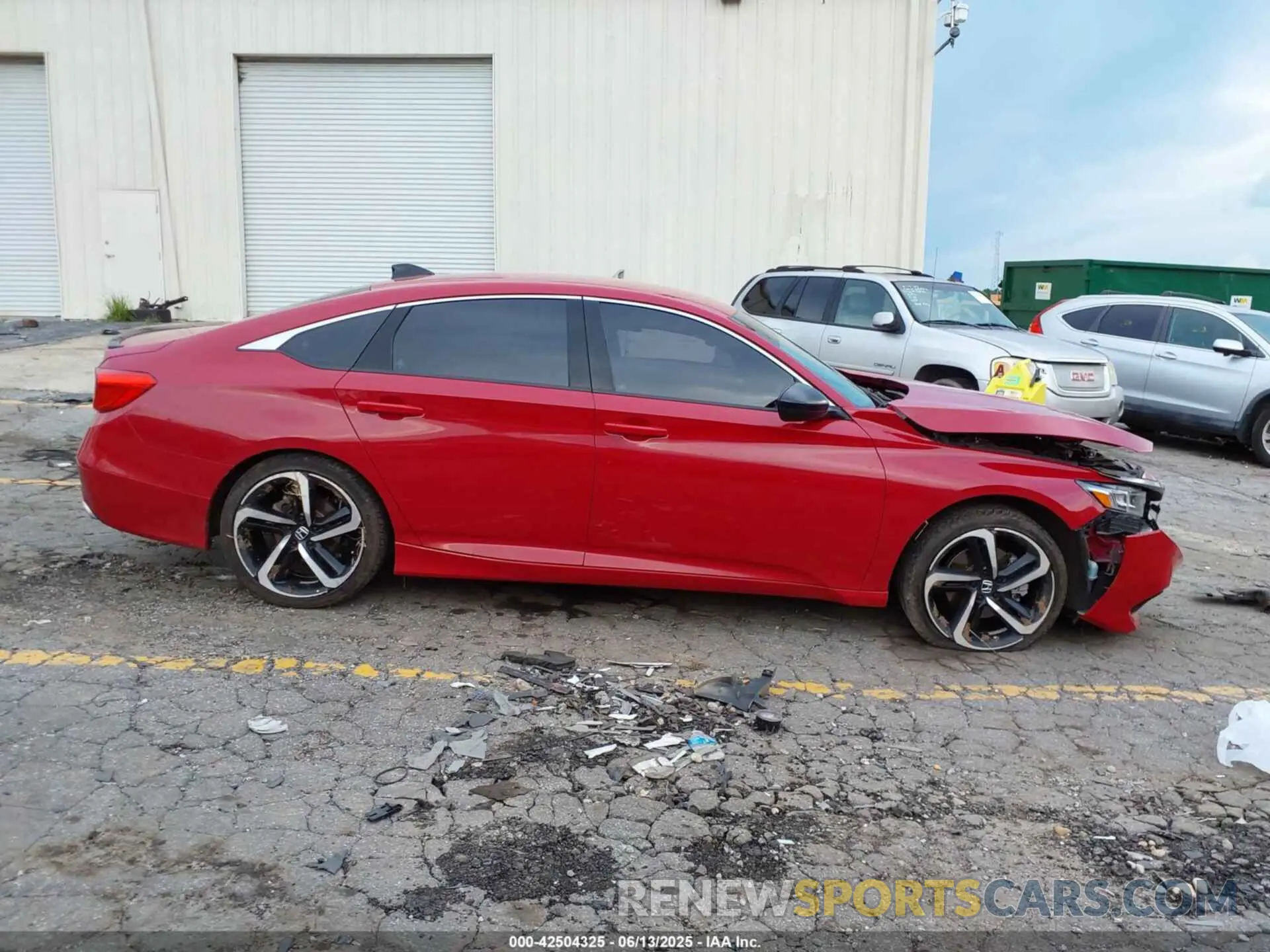 13 Photograph of a damaged car 1HGCV1F30NA048963 HONDA ACCORD 2022