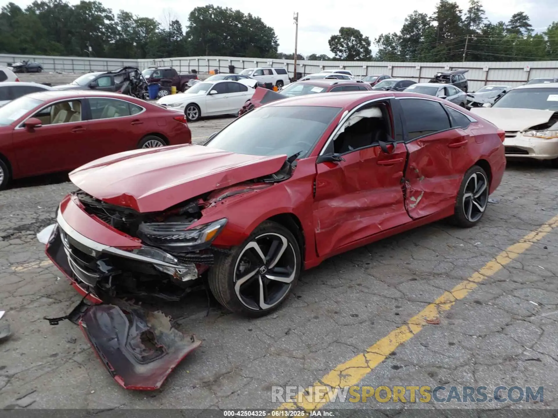2 Photograph of a damaged car 1HGCV1F30NA048963 HONDA ACCORD 2022