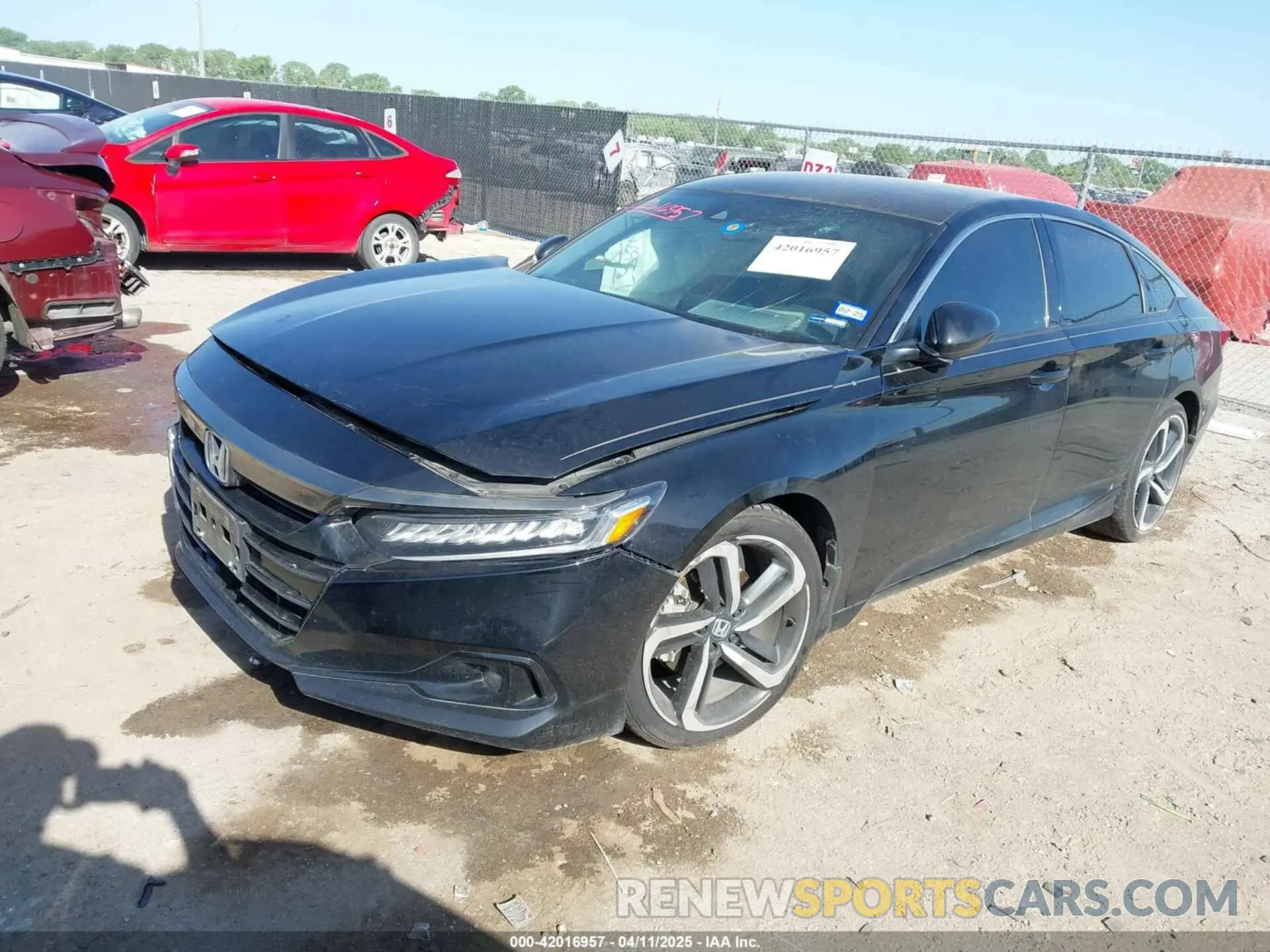 2 Photograph of a damaged car 1HGCV1F30NA094695 HONDA ACCORD 2022