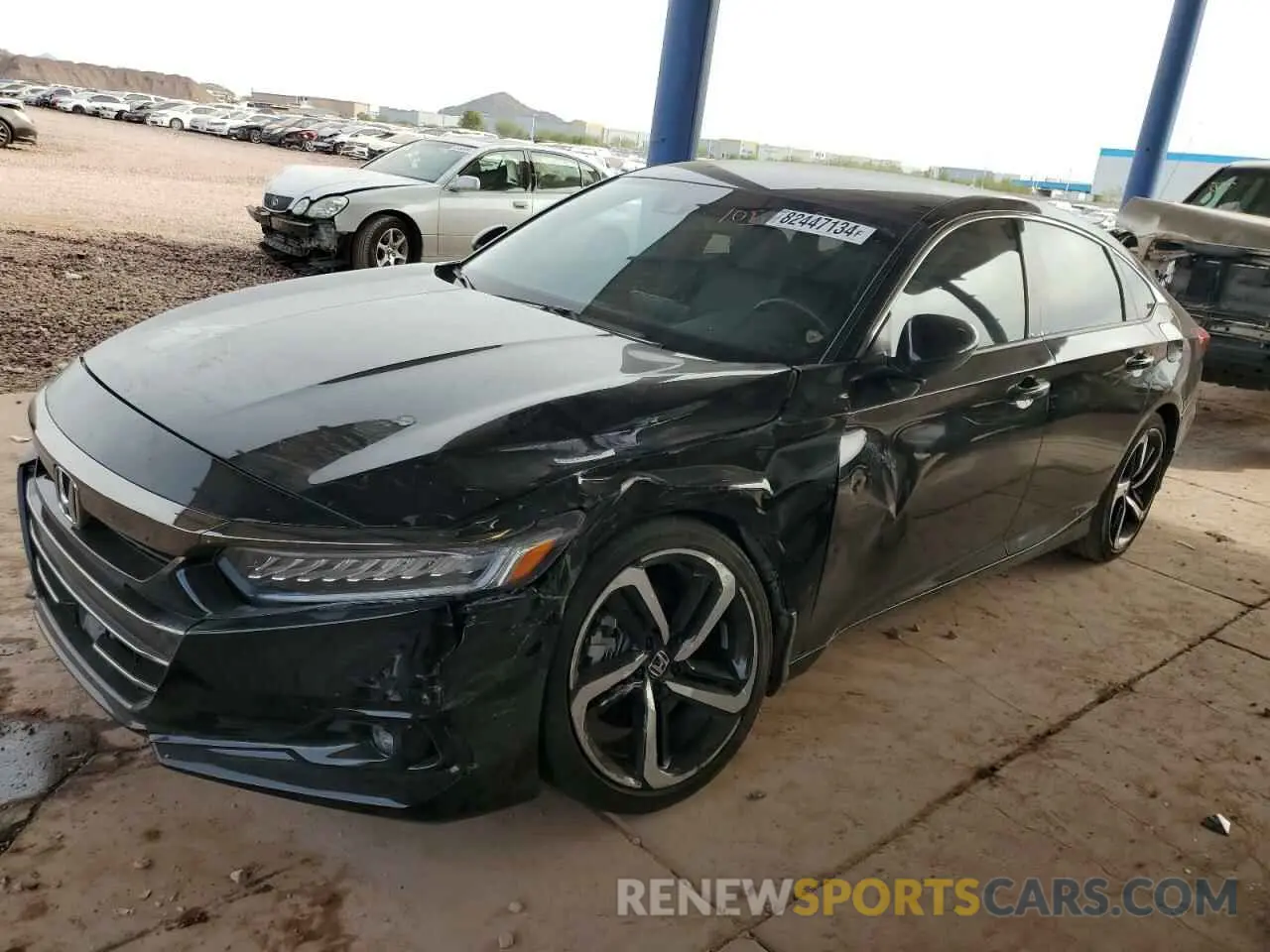 1 Photograph of a damaged car 1HGCV1F30NA105839 HONDA ACCORD 2022