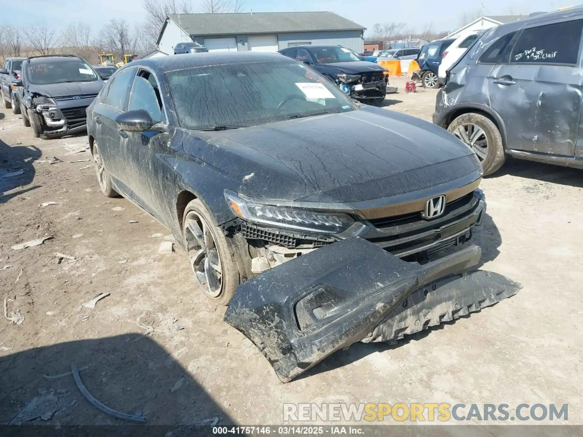 1 Photograph of a damaged car 1HGCV1F30NA105887 HONDA ACCORD 2022