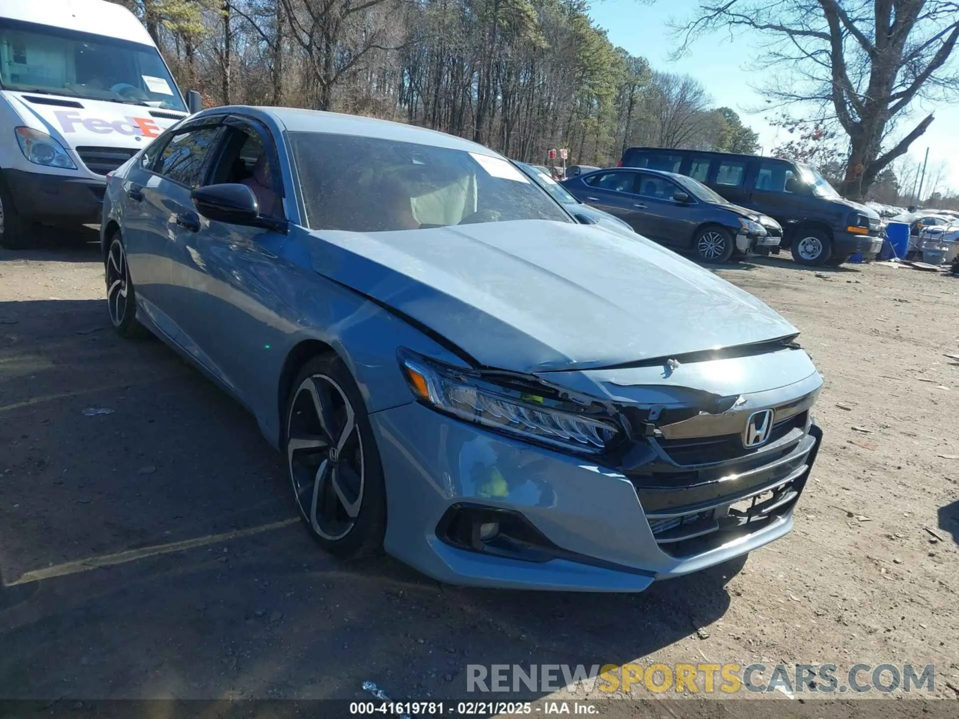 1 Photograph of a damaged car 1HGCV1F30NA108921 HONDA ACCORD 2022