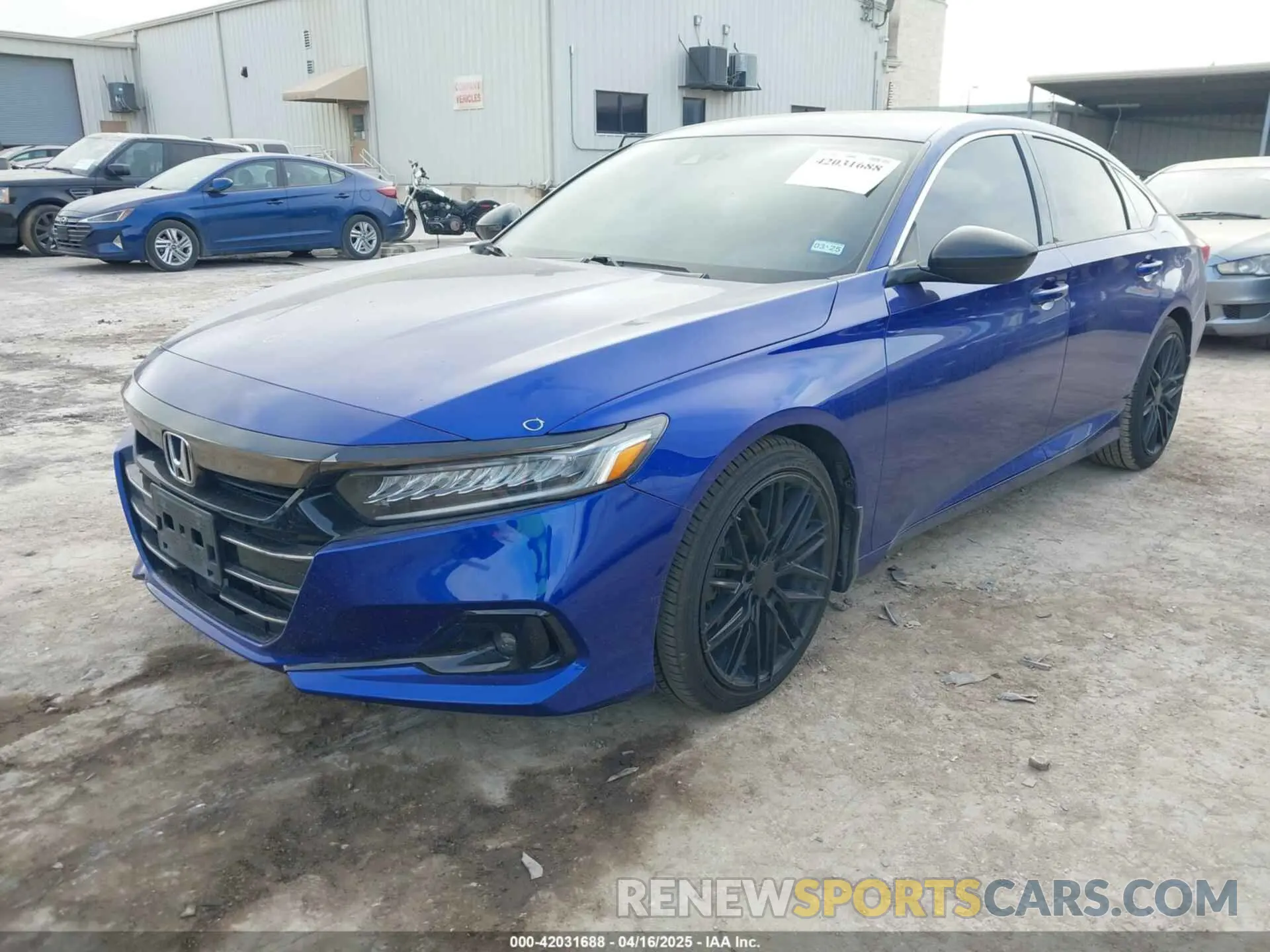 2 Photograph of a damaged car 1HGCV1F30NA110555 HONDA ACCORD 2022