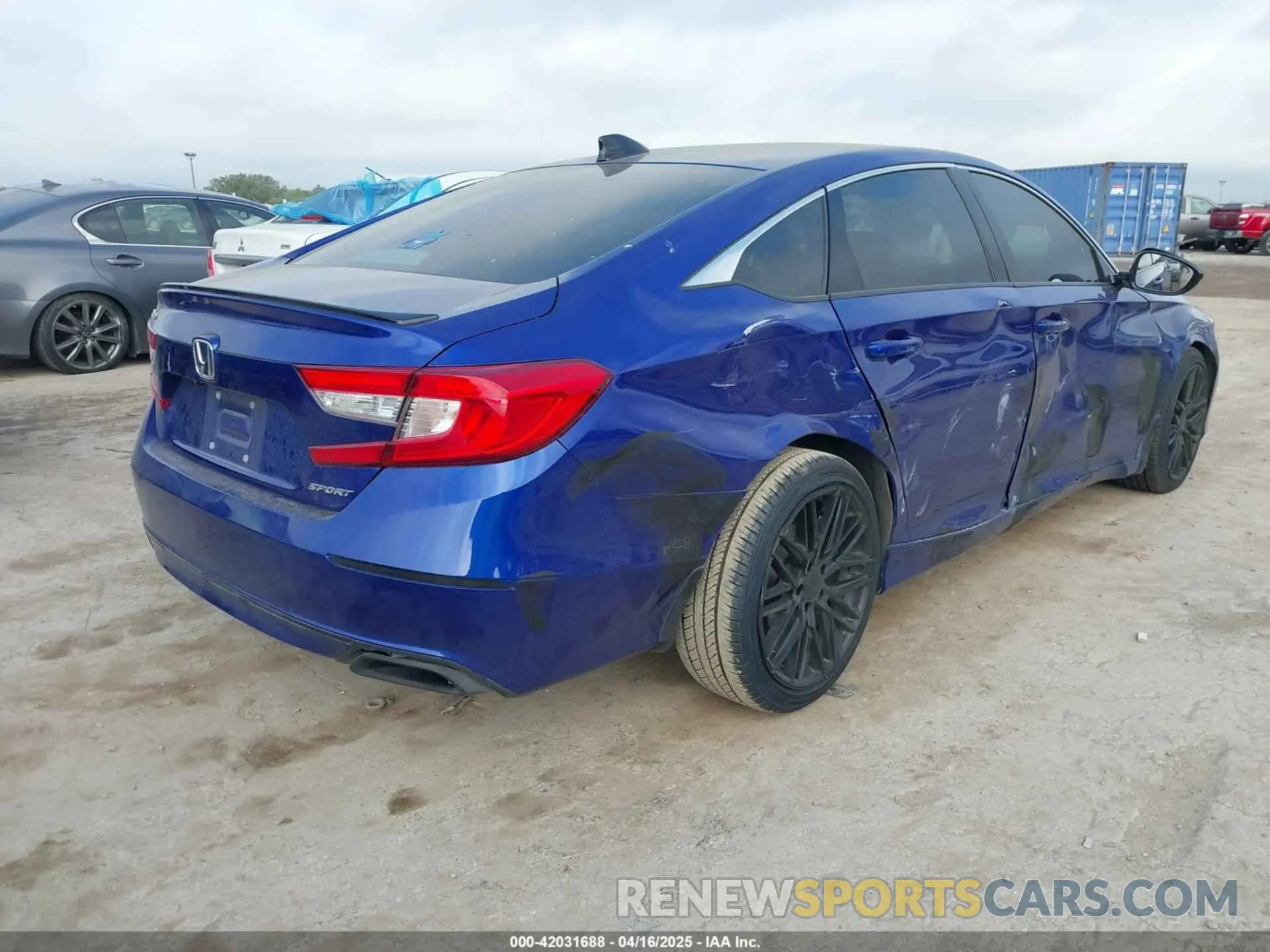 4 Photograph of a damaged car 1HGCV1F30NA110555 HONDA ACCORD 2022
