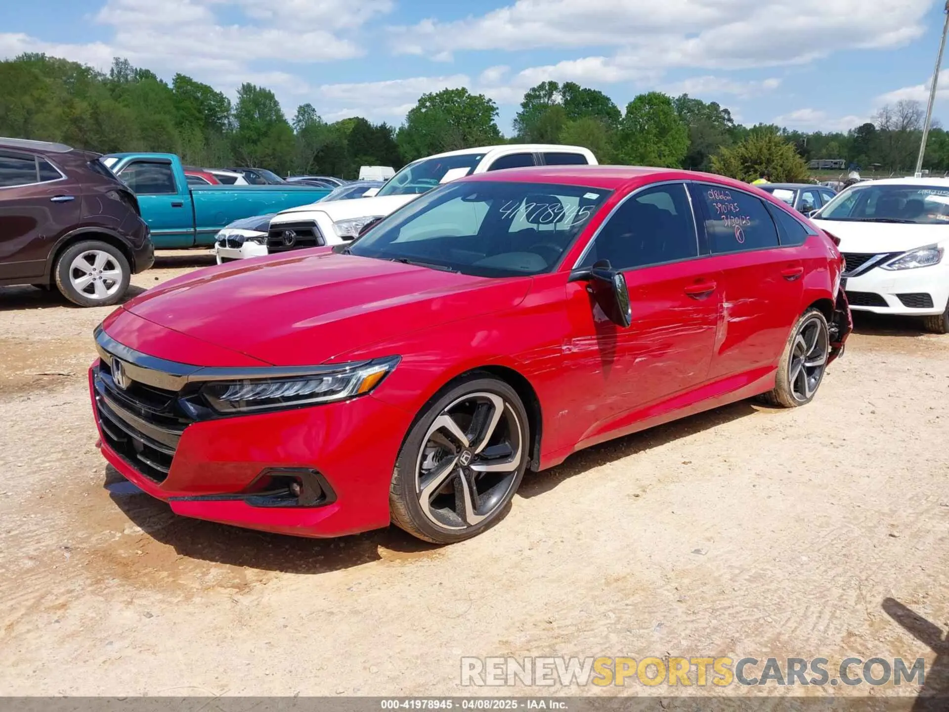 2 Photograph of a damaged car 1HGCV1F31NA018662 HONDA ACCORD 2022