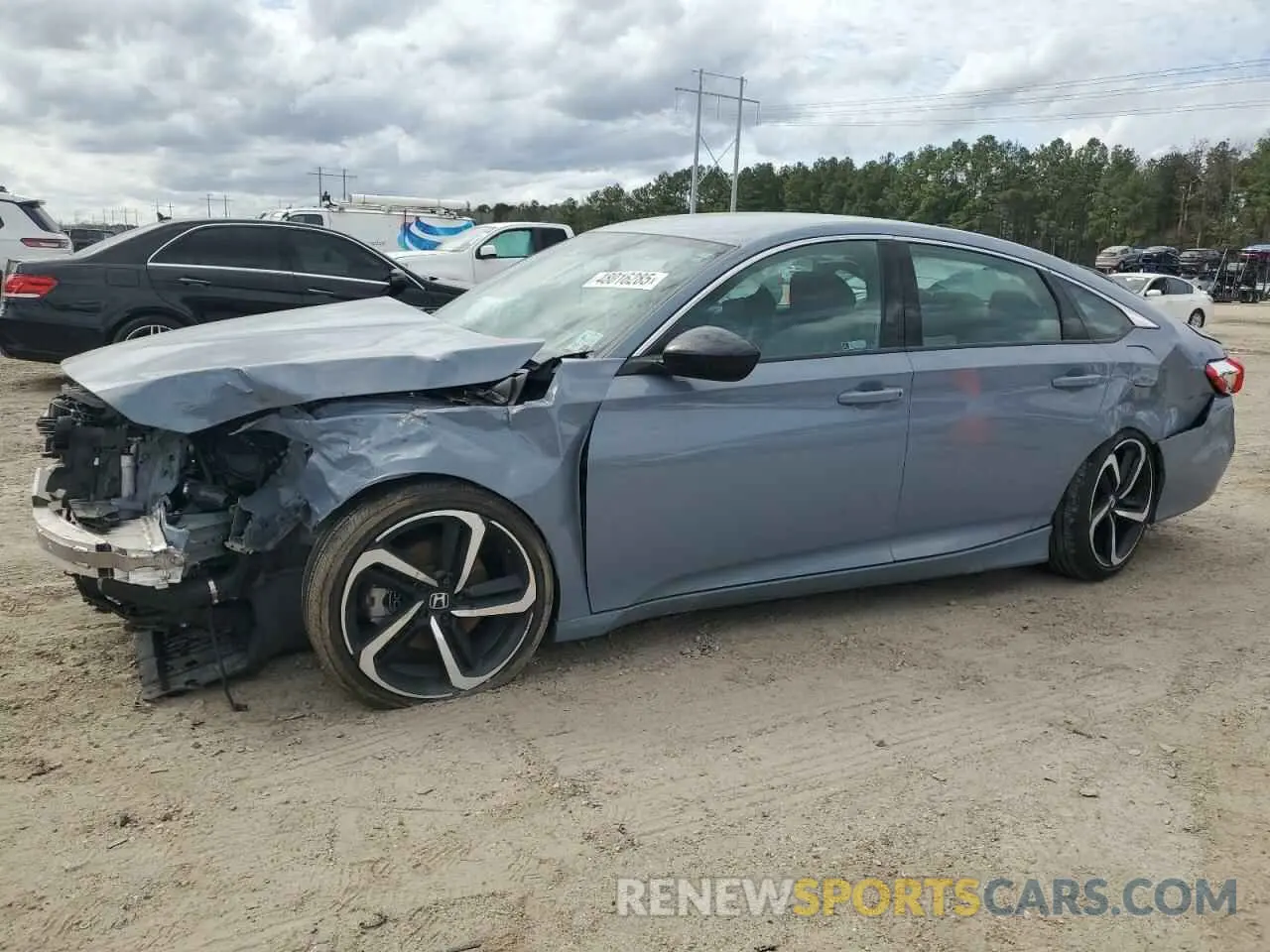 1 Photograph of a damaged car 1HGCV1F31NA041813 HONDA ACCORD 2022