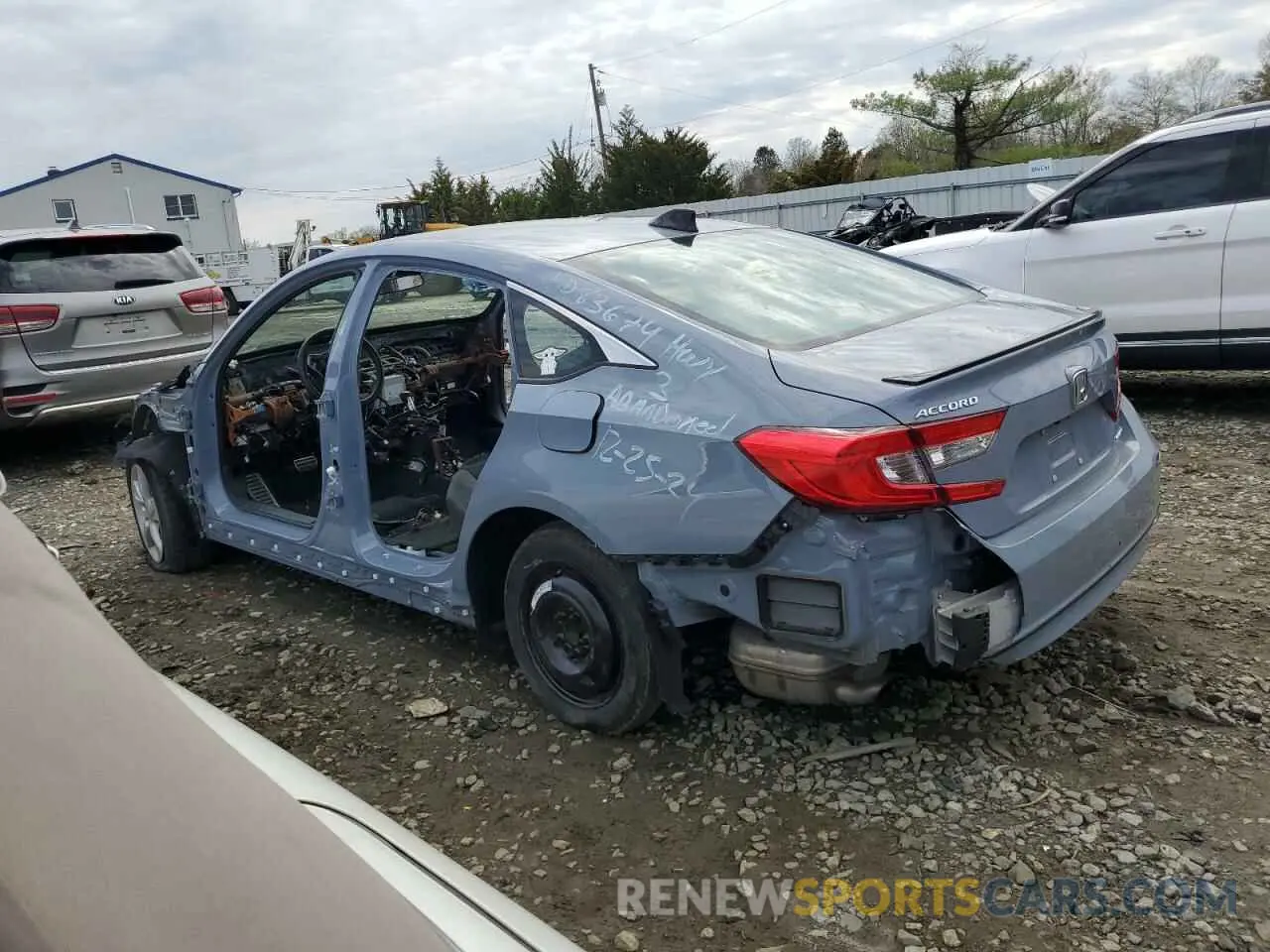 2 Photograph of a damaged car 1HGCV1F31NA046946 HONDA ACCORD 2022