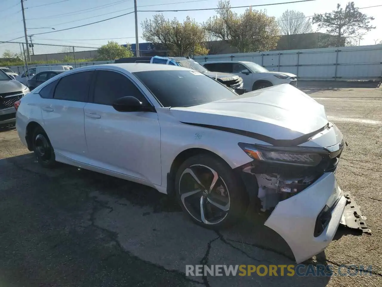 4 Photograph of a damaged car 1HGCV1F31NA048275 HONDA ACCORD 2022