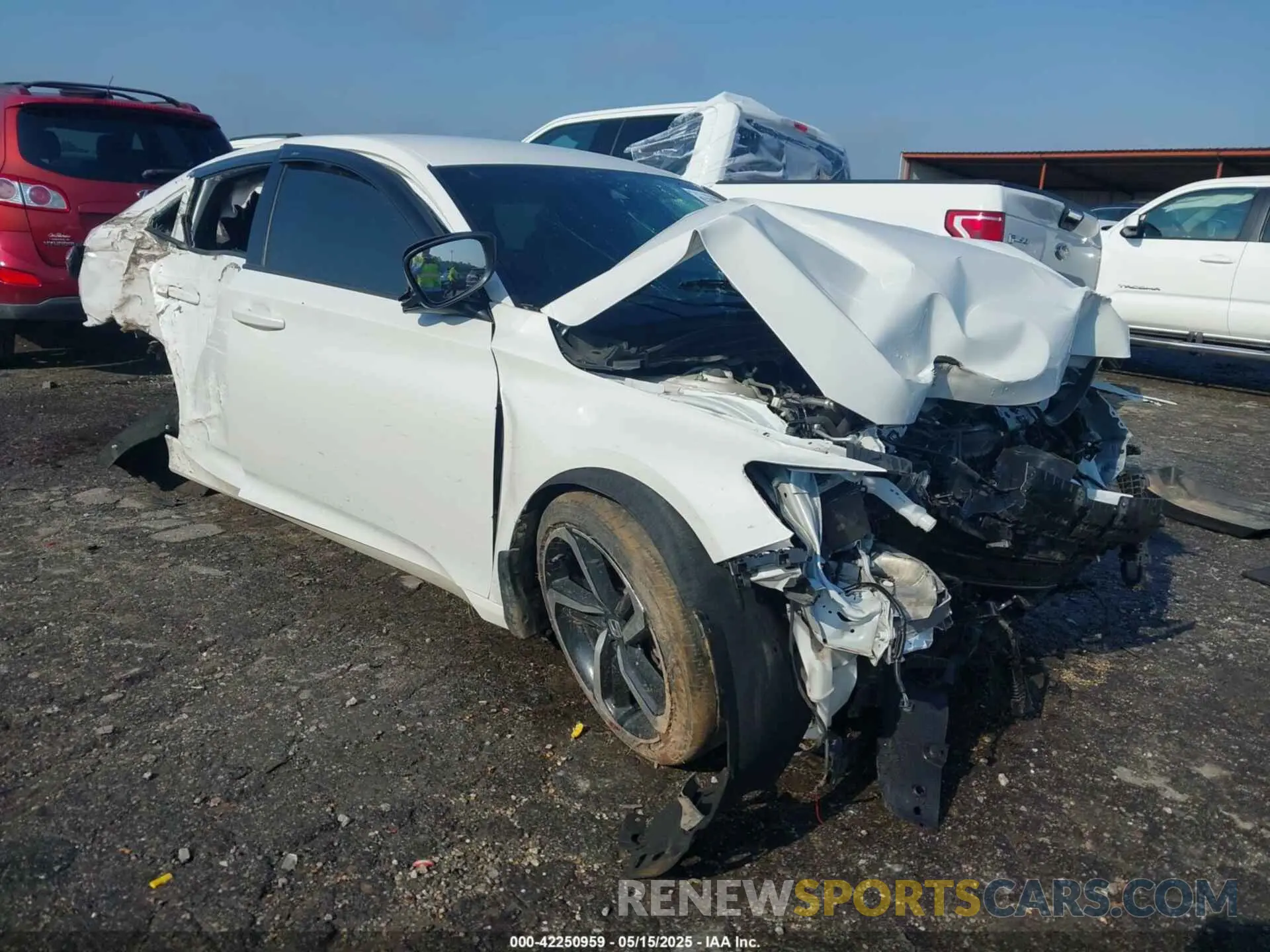 1 Photograph of a damaged car 1HGCV1F31NA050379 HONDA ACCORD 2022