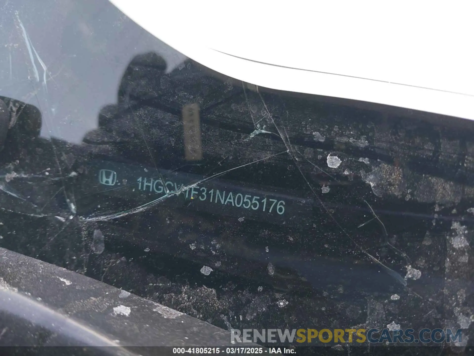 9 Photograph of a damaged car 1HGCV1F31NA055176 HONDA ACCORD 2022