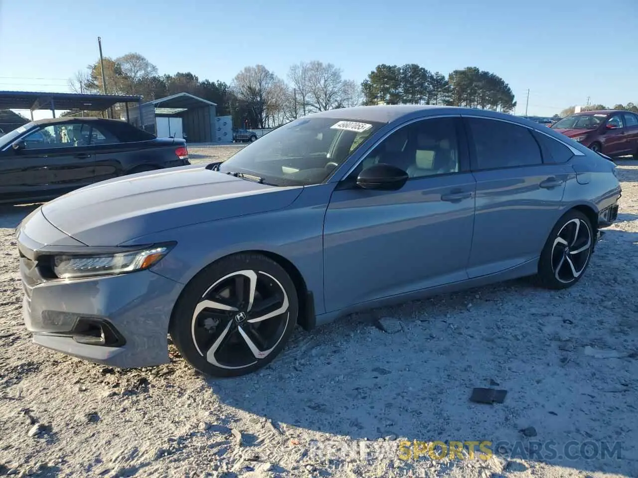 1 Photograph of a damaged car 1HGCV1F31NA064606 HONDA ACCORD 2022