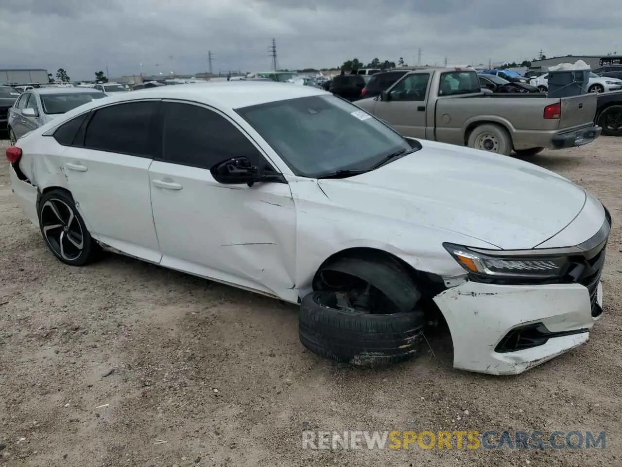 4 Photograph of a damaged car 1HGCV1F31NA079445 HONDA ACCORD 2022