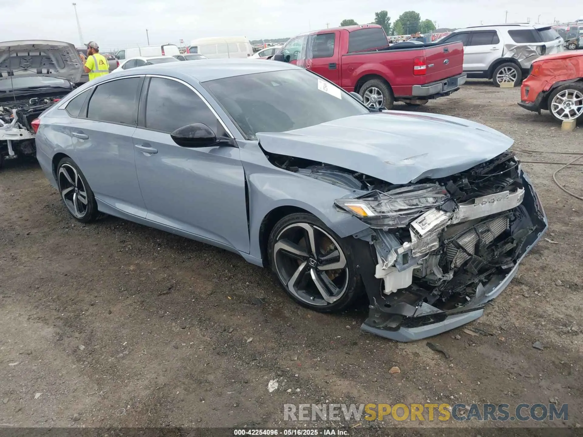 1 Photograph of a damaged car 1HGCV1F31NA093779 HONDA ACCORD 2022