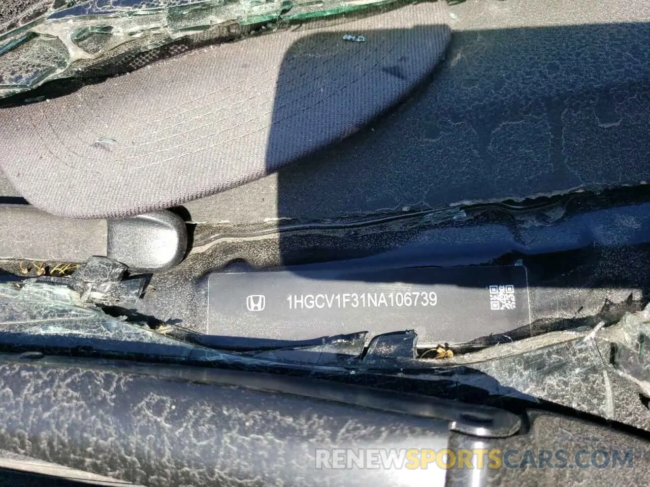 12 Photograph of a damaged car 1HGCV1F31NA106739 HONDA ACCORD 2022