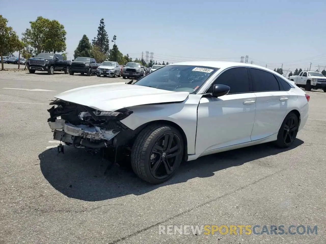 1 Photograph of a damaged car 1HGCV1F31NA115523 HONDA ACCORD 2022