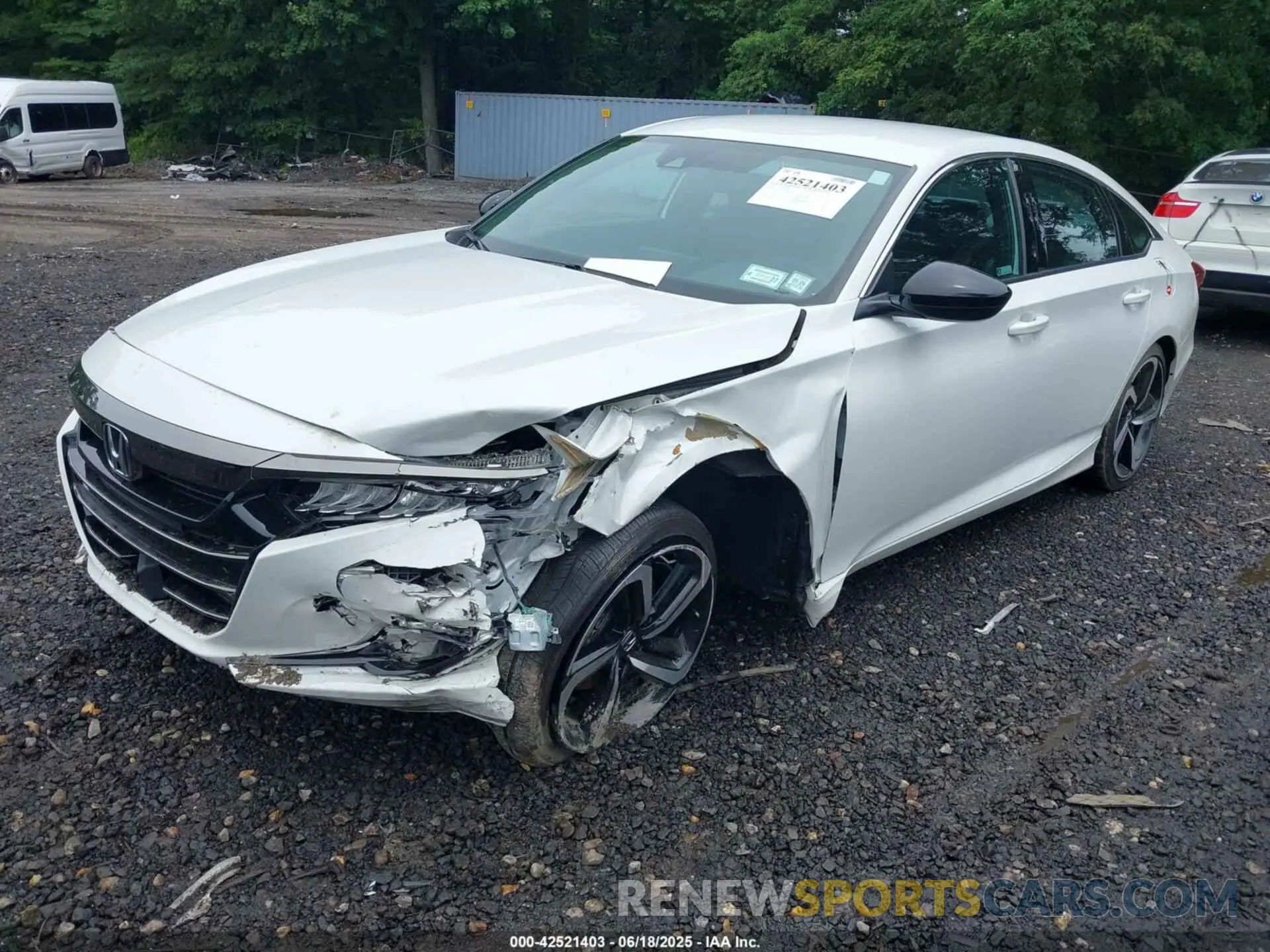 2 Photograph of a damaged car 1HGCV1F31NA123184 HONDA ACCORD 2022