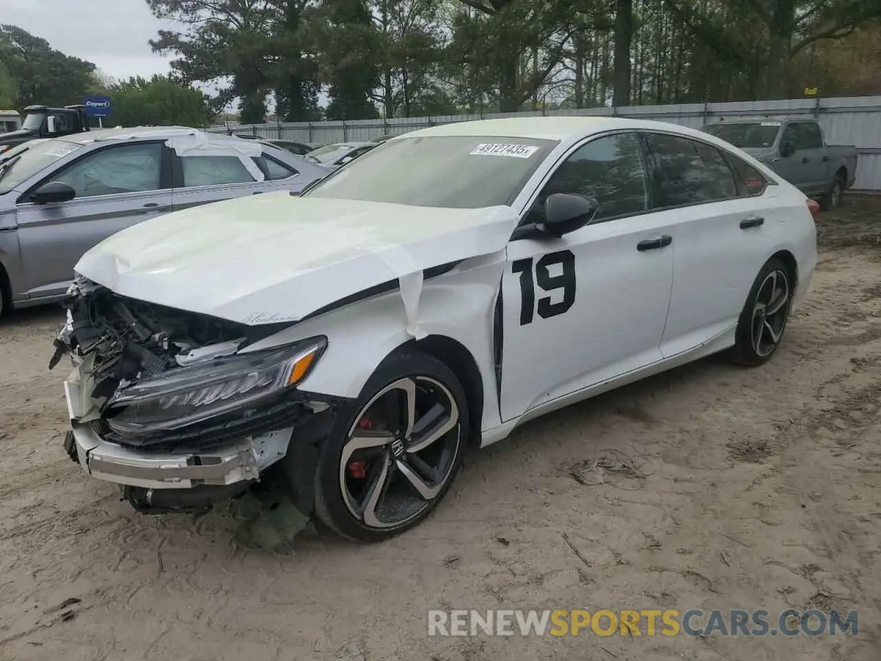 1 Photograph of a damaged car 1HGCV1F32NA004947 HONDA ACCORD 2022