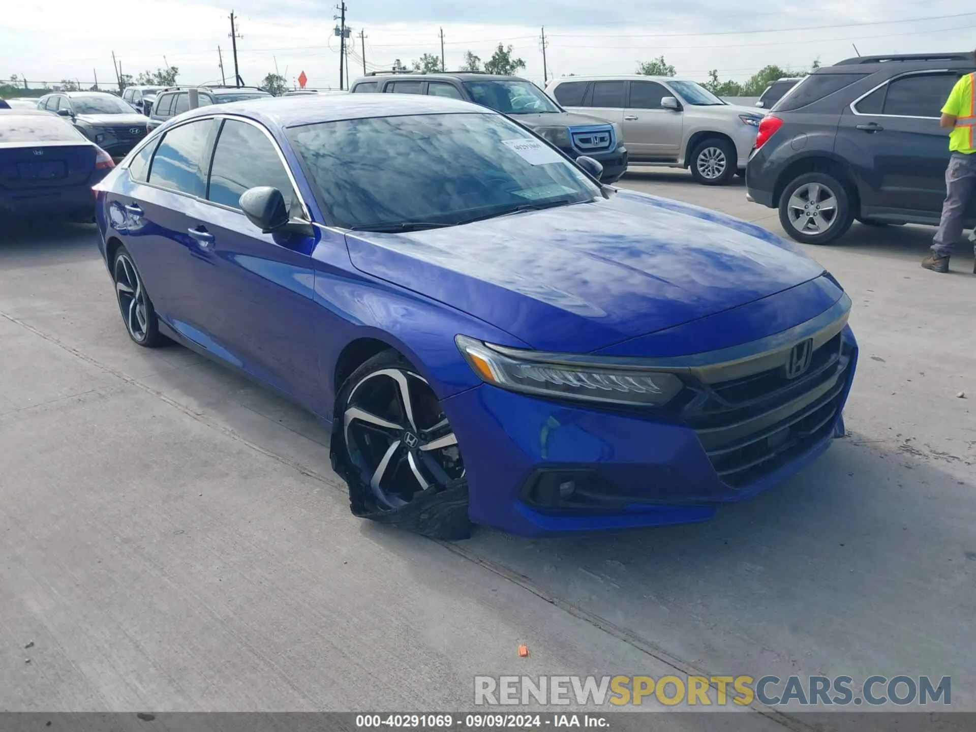 1 Photograph of a damaged car 1HGCV1F32NA019335 HONDA ACCORD 2022
