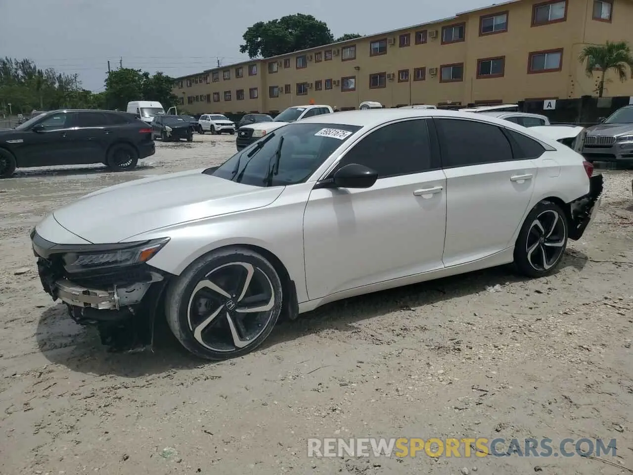 1 Photograph of a damaged car 1HGCV1F32NA037138 HONDA ACCORD 2022